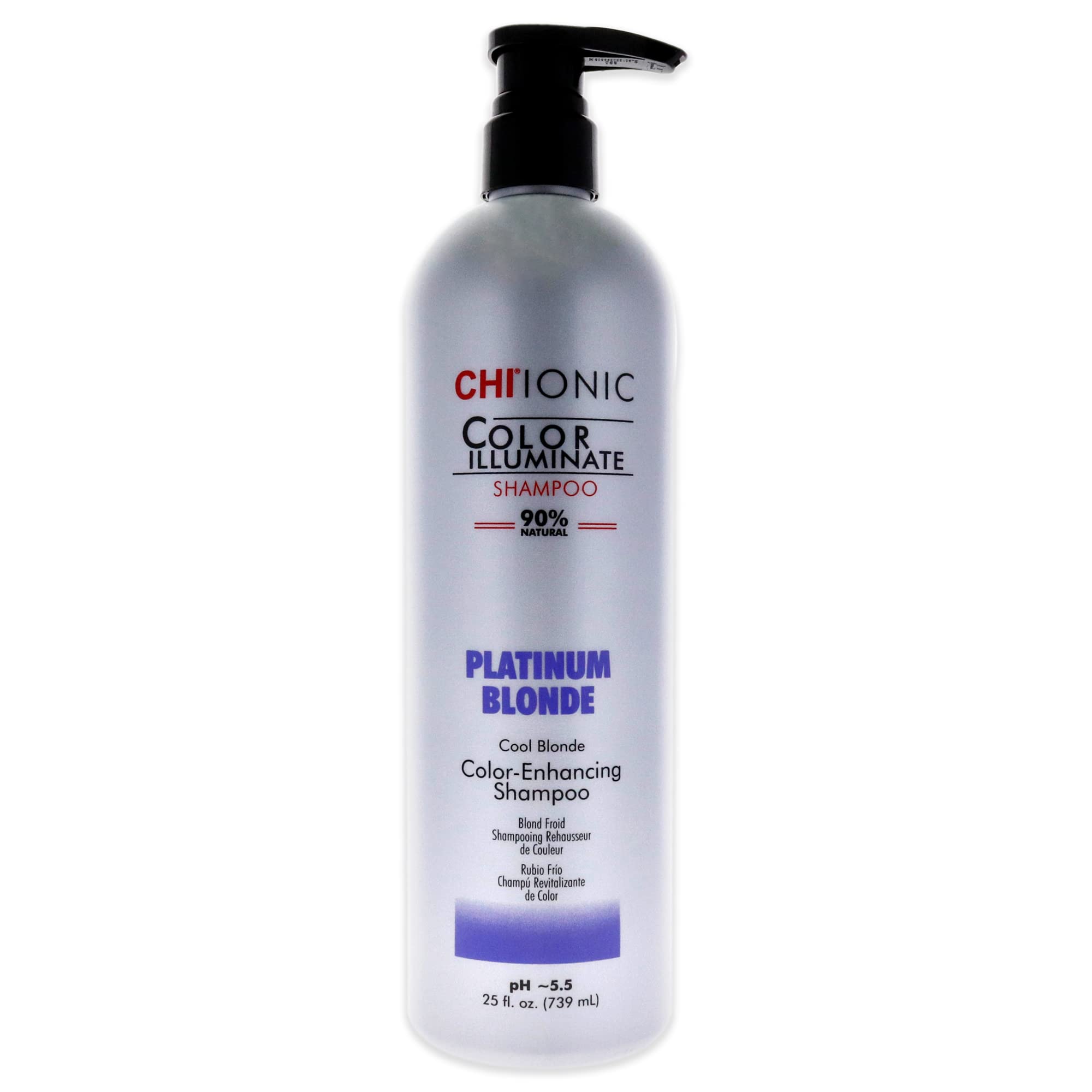 Foto 2 pulgar | Champú Chi Ionic Color Illuminate Platinum Blonde 750 Ml - Venta Internacional.