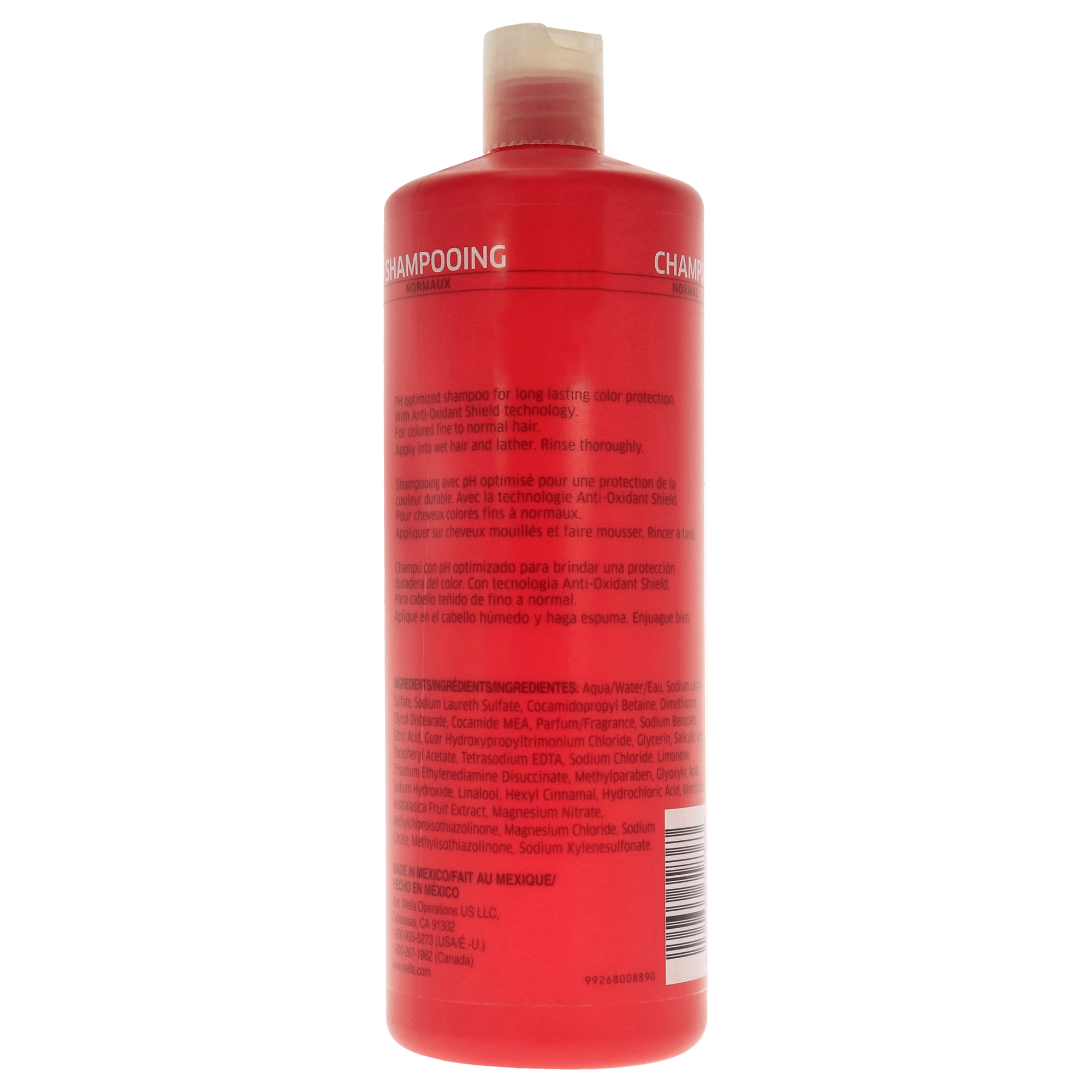 Foto 3 pulgar | Champú Wella Invigo Brilliance Color Protection 1l Fine Hair - Venta Internacional.