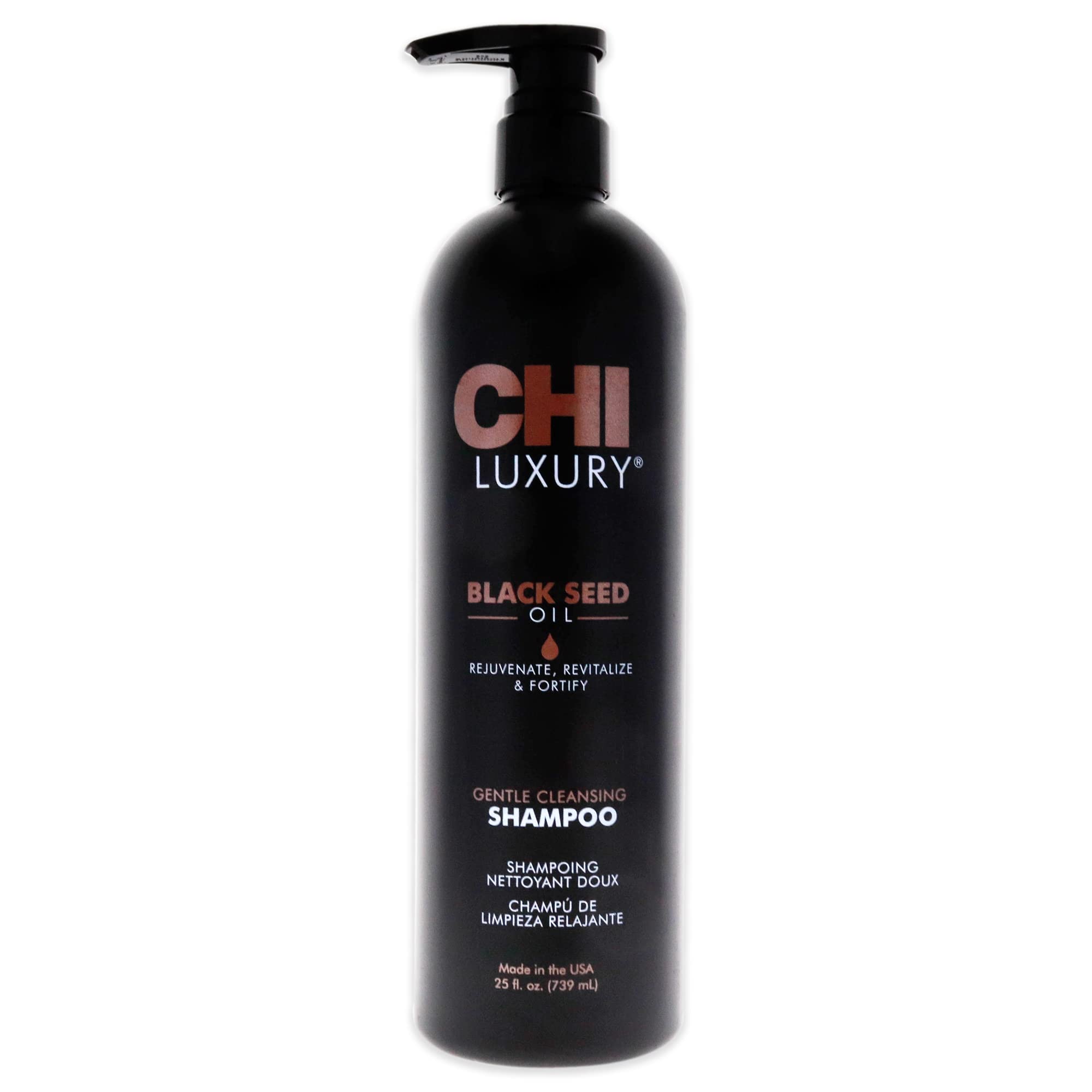 Foto 2 pulgar | Champú Chi Luxury Con Aceite De Semillas Negras De Limpieza Suave, 750 Ml - Venta Internacional.