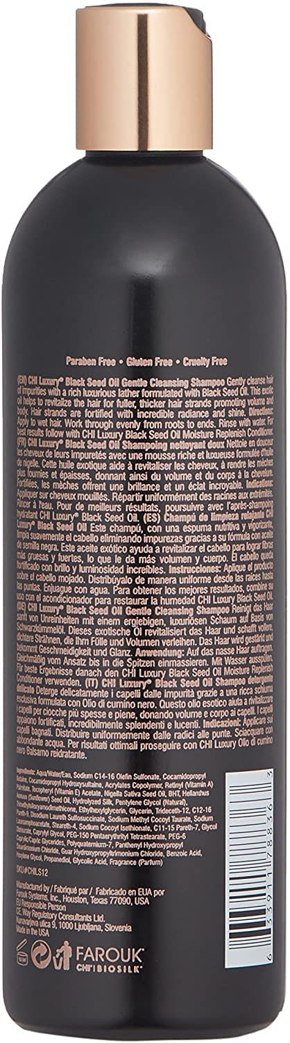 Foto 3 pulgar | Champú Chi Luxury Black Seed, Limpiador Suave, 355 Ml - Venta Internacional.