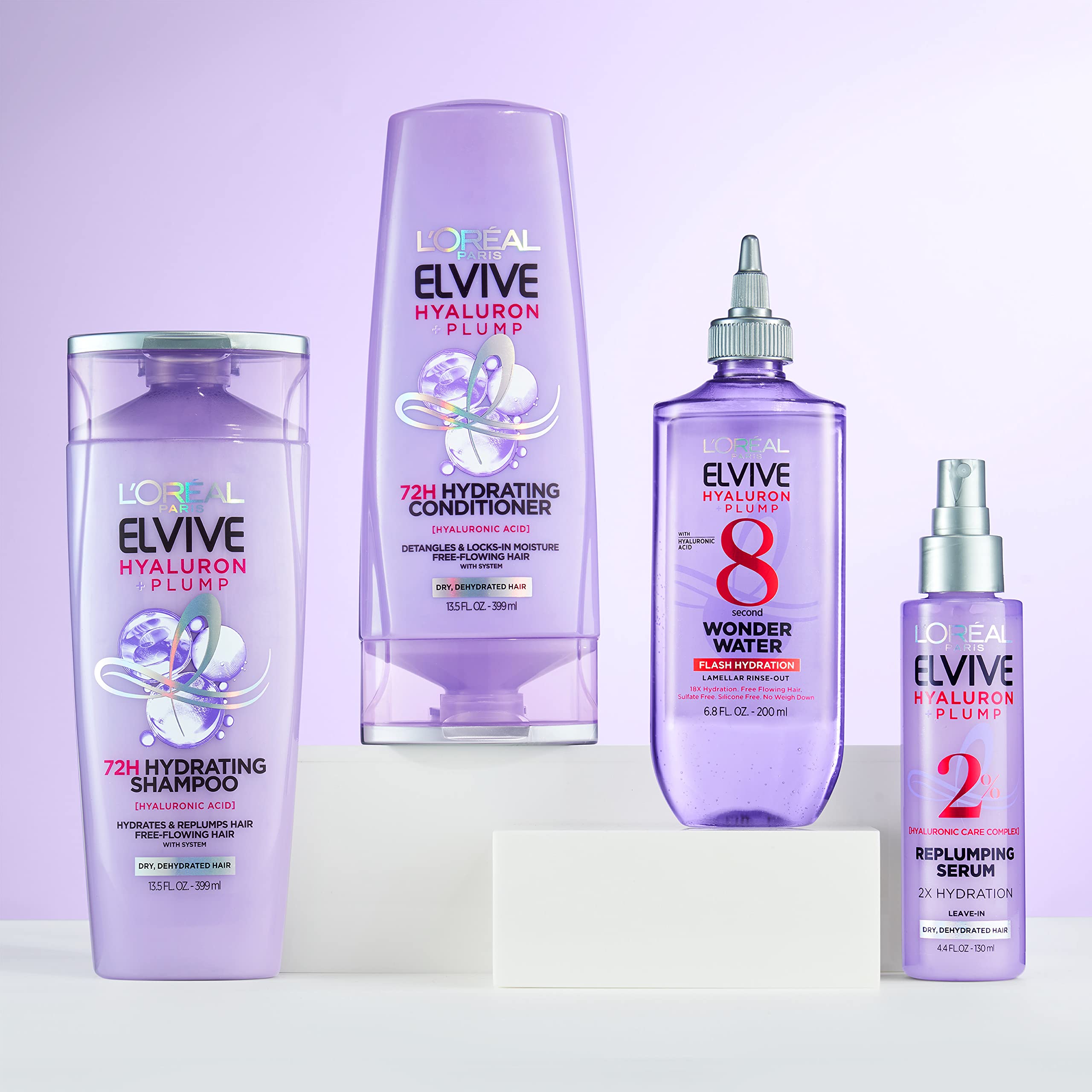 Foto 7 pulgar | Champú L'oreal Paris Elvive Hyaluron Plump Hyaluron Hydrating 780 Ml - Venta Internacional.