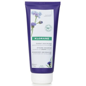 Acondicionador Klorane Organic Centaury Para Cabello Gris Amarillento - Venta Internacional.