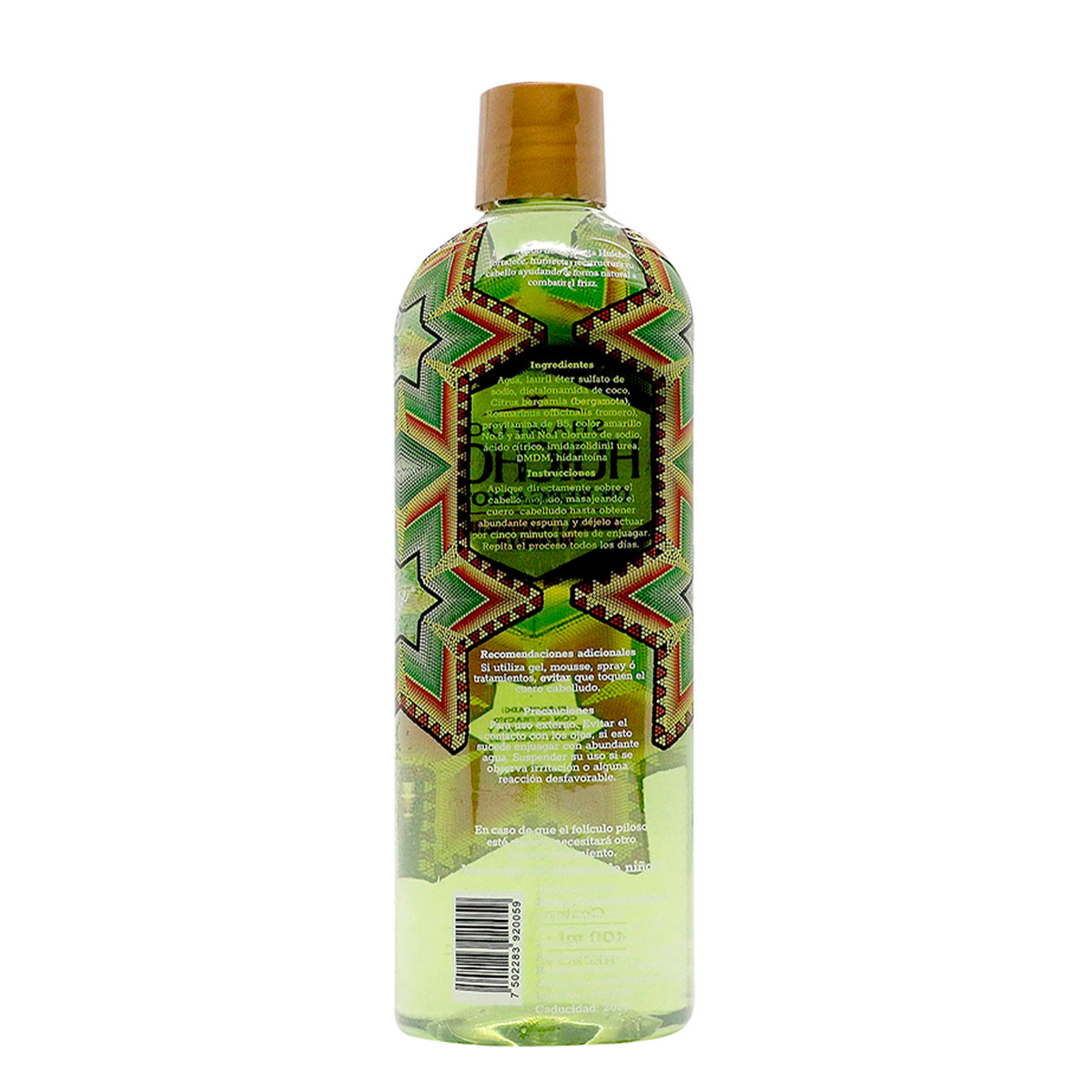 Foto 3 pulgar | Shampoo Huichol De Bergamota 400ml