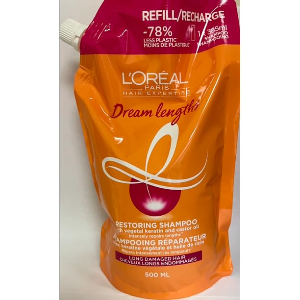 Foto 4 pulgar | Champú L'oreal Paris Elvive Dream Lengths 500 Ml Para Cabello Largo Y Dañado - Venta Internacional.