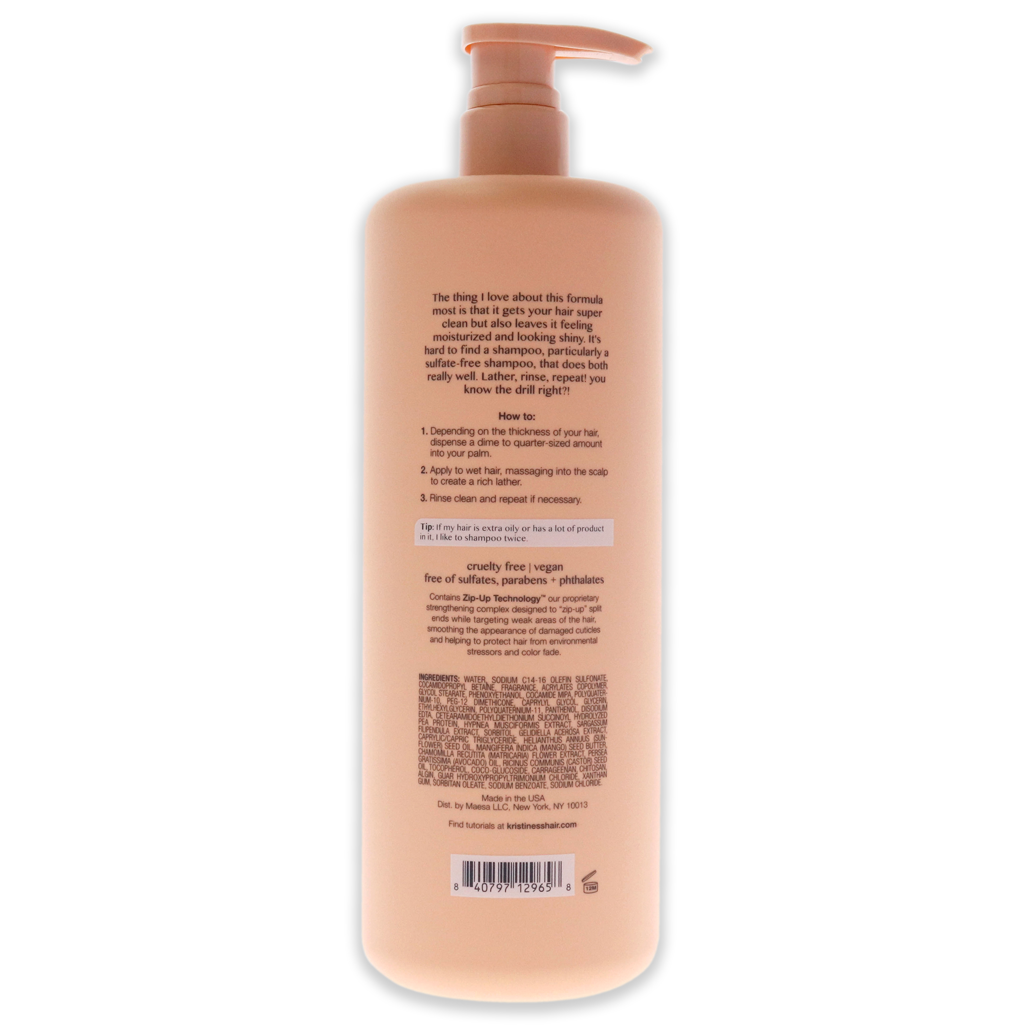 Foto 2 | Champú Kristin Ess The One Signature 1l Unisex - Venta Internacional.