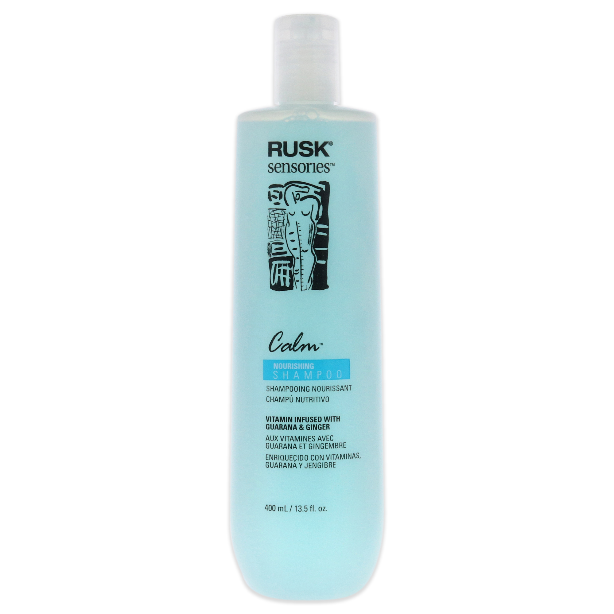 Champú Rusk Sensories Nourishing Calm Guaraná Y Jengibre 400 Ml - Venta Internacional.