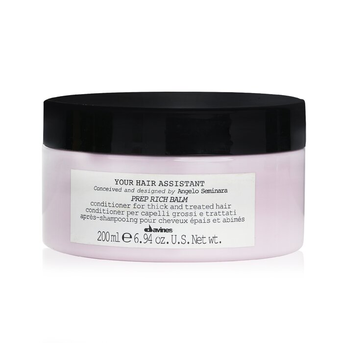 Acondicionador Davines Your Hair Assistant Prep Rich Balm - Venta Internacional.