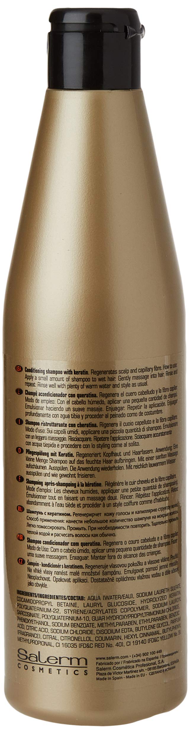 Foto 3 pulgar | Champú Salerm Protein 500 Ml - Venta Internacional.