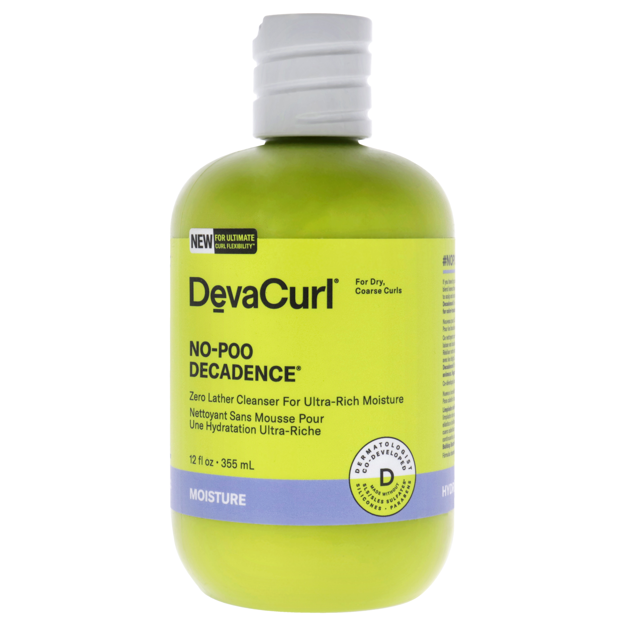 Limpiador No-poo Decadence De Devacurl Para Unisex, 12 Onzas - Venta Internacional.