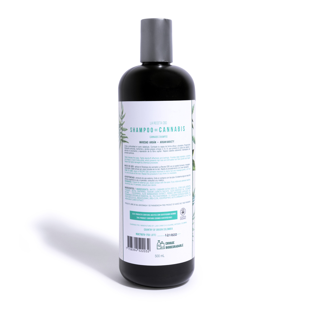 Foto 6 pulgar | Shampoo De Romero Para Cabello Graso La Receta 500 Ml