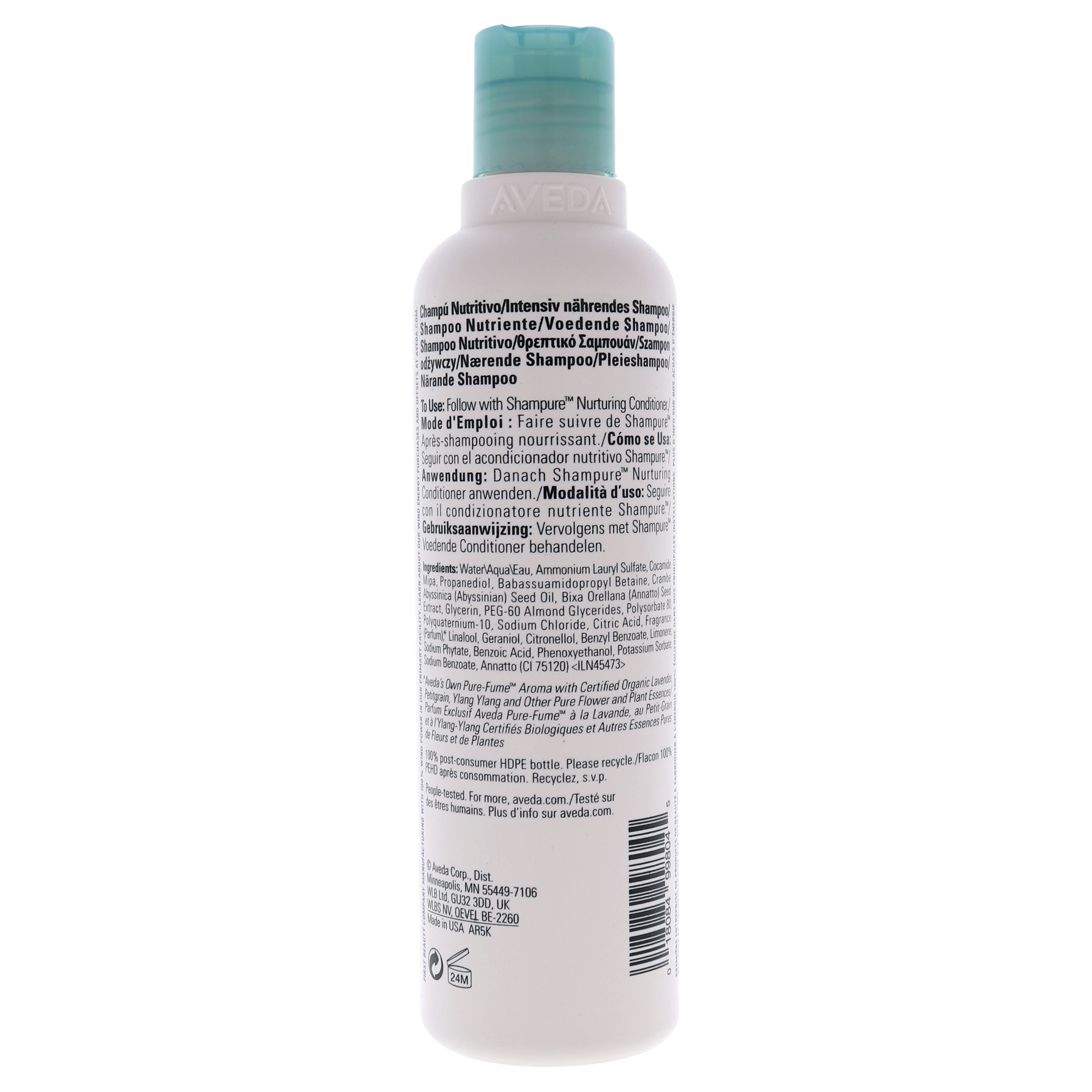Foto 2 | Champú Aveda Shampure 250 Ml Para Unisex - Venta Internacional.