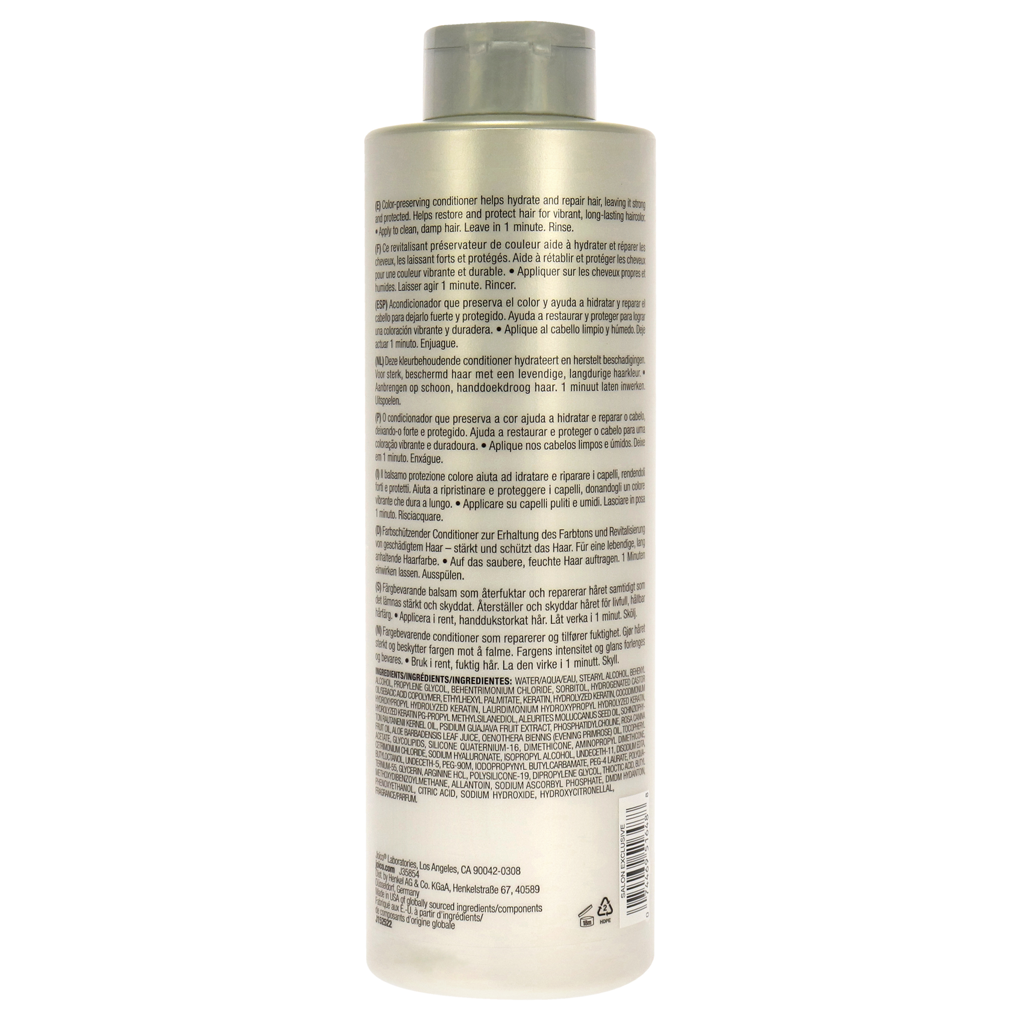 Foto 4 pulgar | Acondicionador Joico K-pak Color Therapy 1l - Venta Internacional.