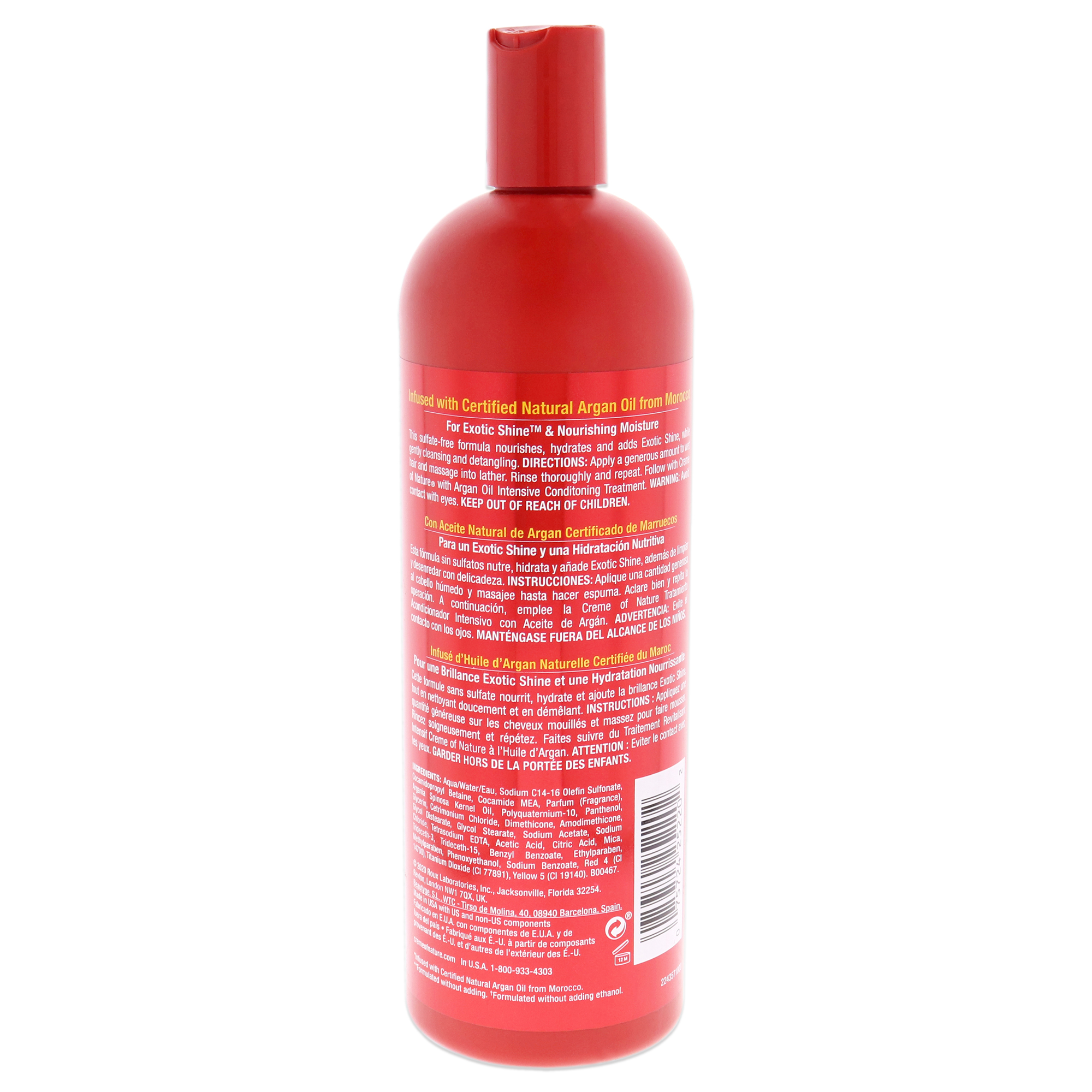Foto 4 pulgar | Champú Hidratante De Aceite De Argán Sin Sulfatos - Venta Internacional.