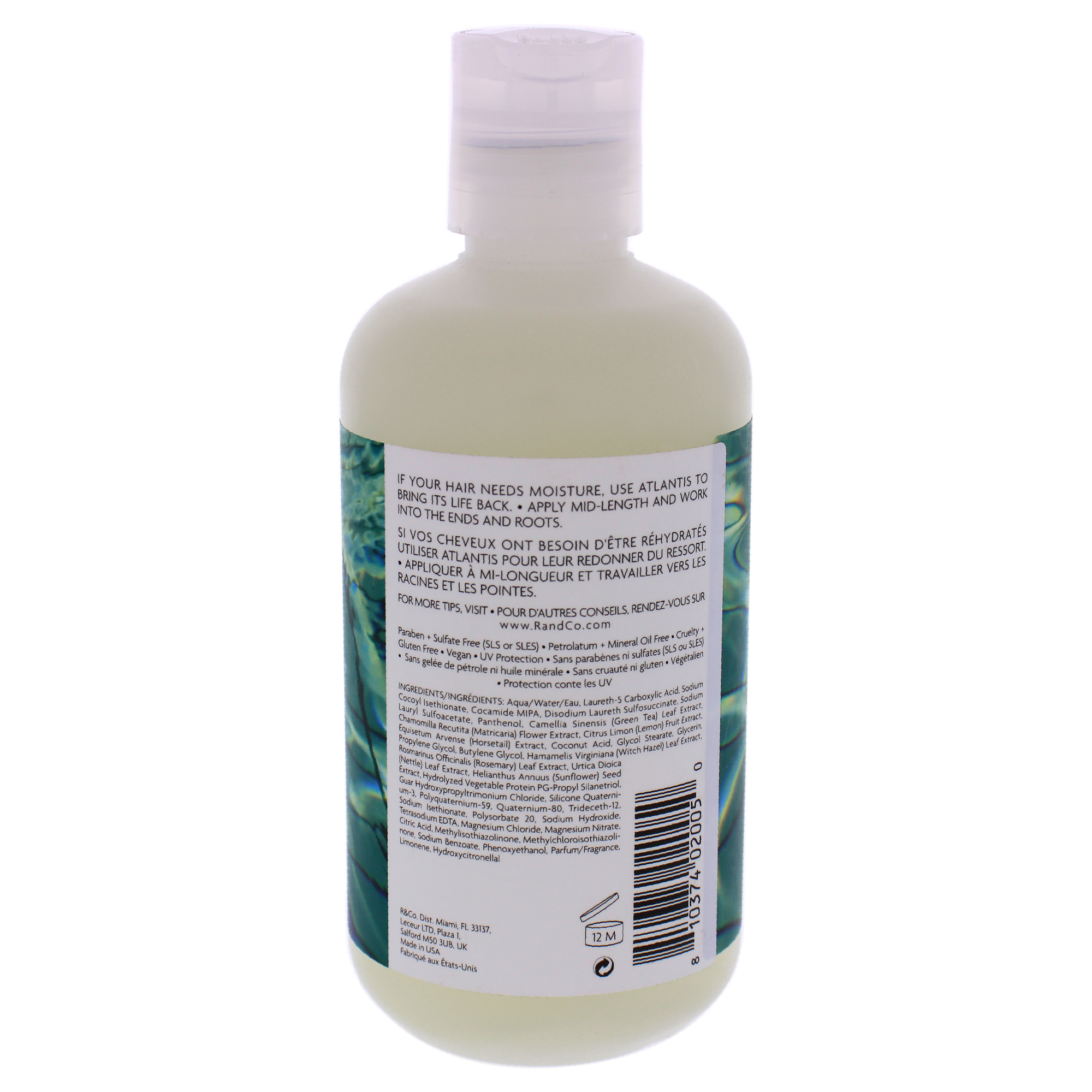 Foto 4 pulgar | Champú Hidratante Atlantis - 250 Ml - Venta Internacional.