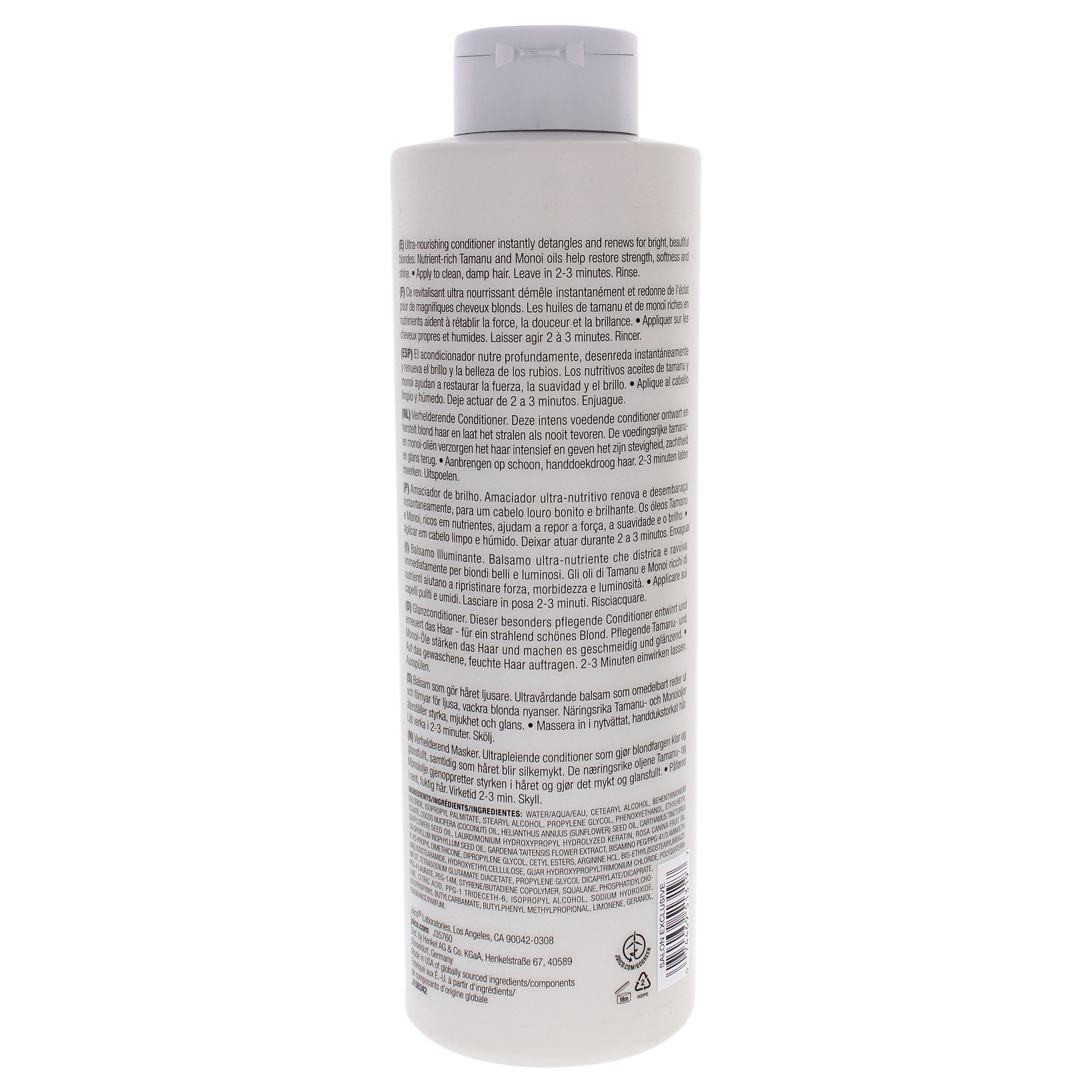 Foto 4 pulgar | Acondicionador Joico Blonde Life Brightening 1l - Venta Internacional.