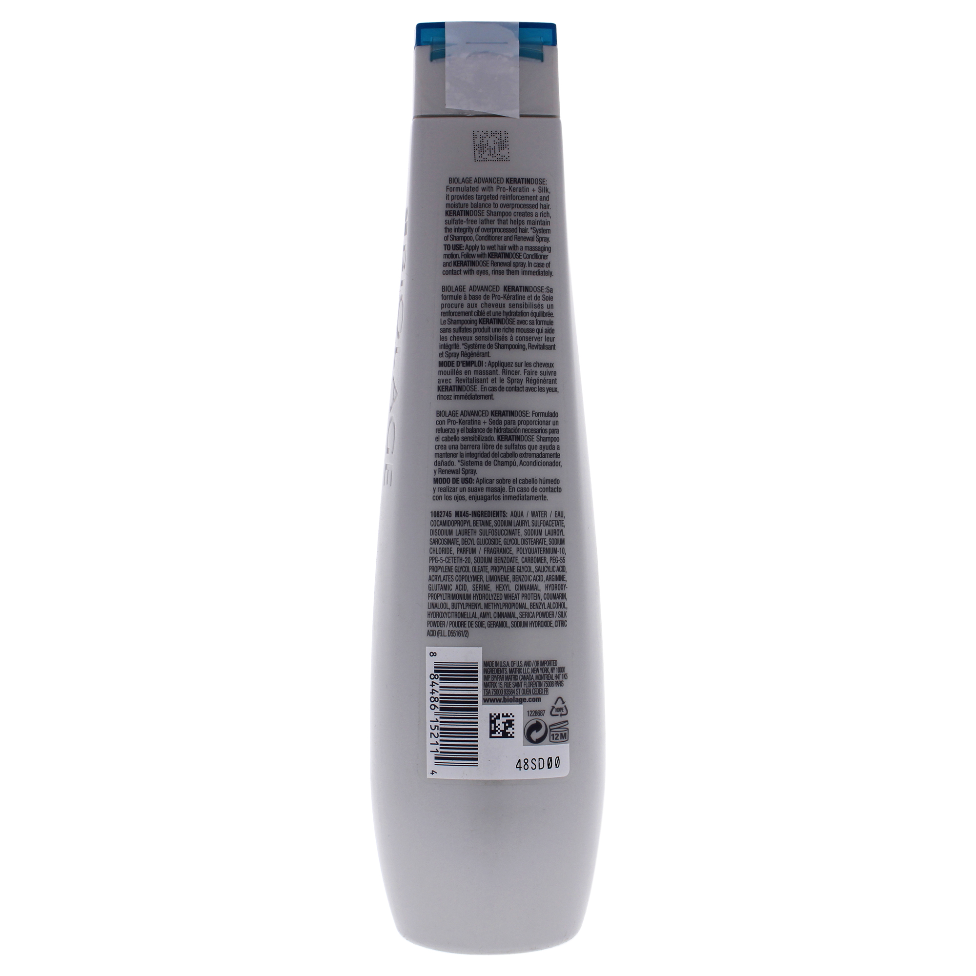 Foto 2 | Champú Matrix Biolage Keratin Unisex 400 Ml - Venta Internacional.