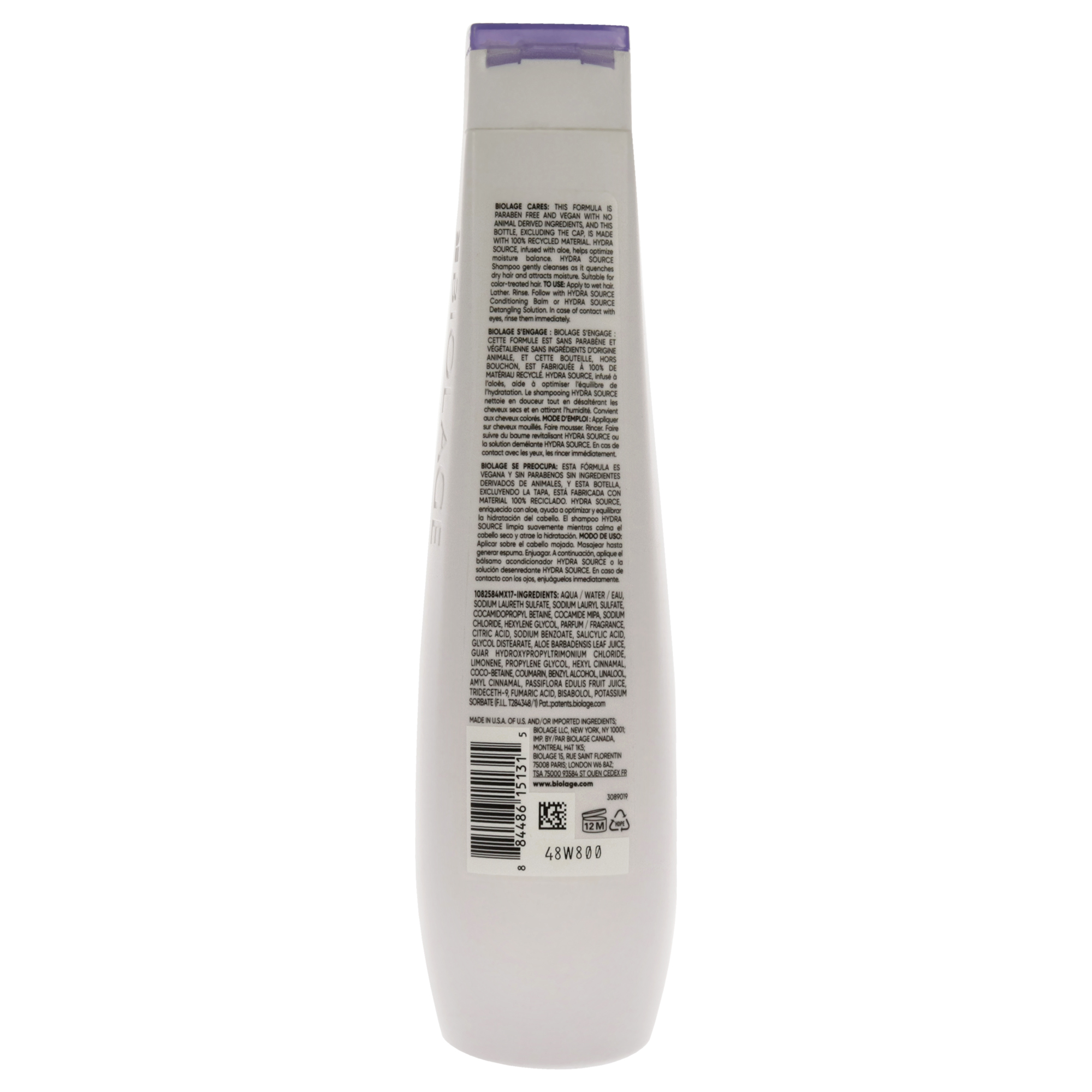 Foto 3 | Champú Matrix Biolage Hydrasource 400 Ml - Venta Internacional.