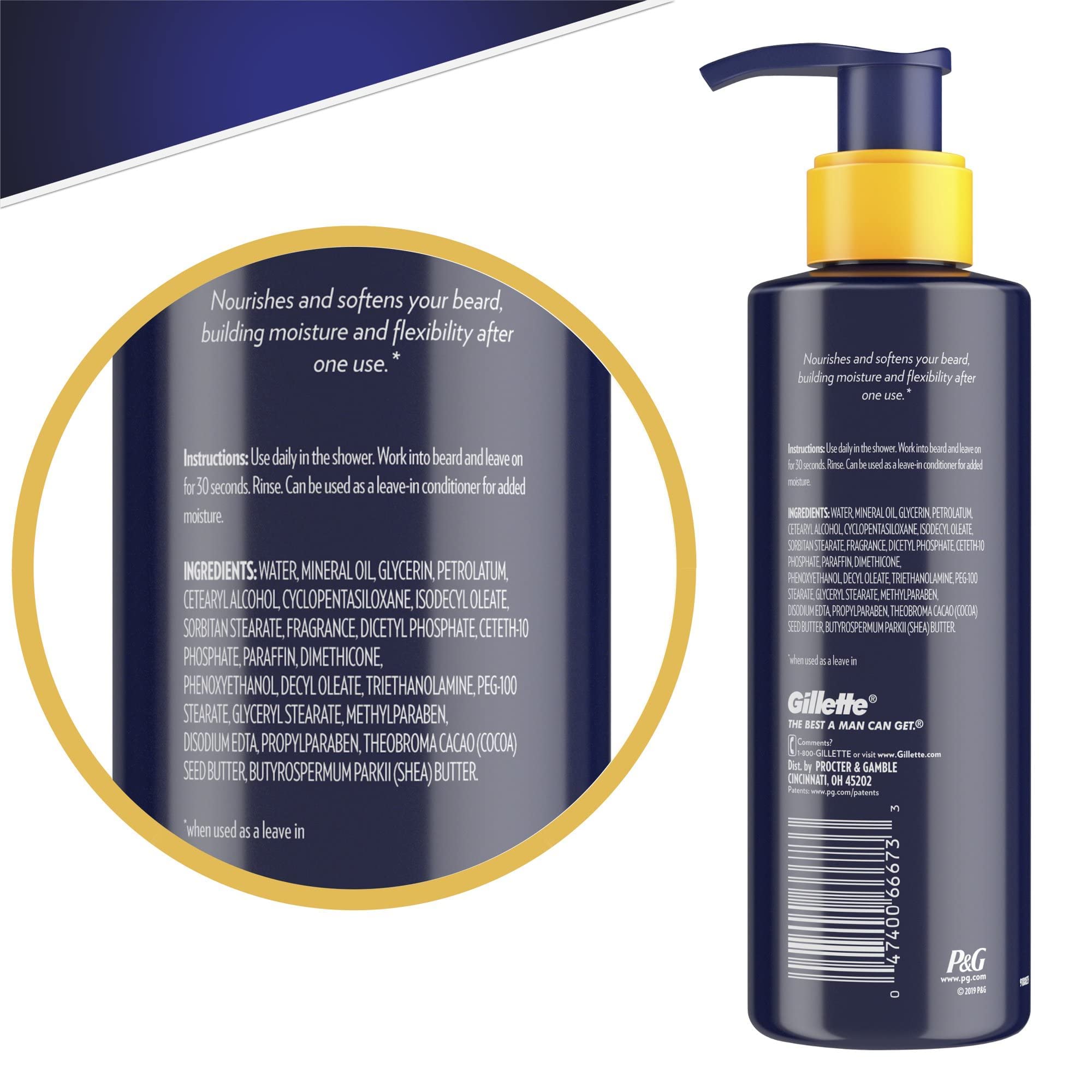 Foto 4 pulgar | Acondicionador Para Barba Gillette Enrich Nourishing 215 Ml - Venta Internacional.