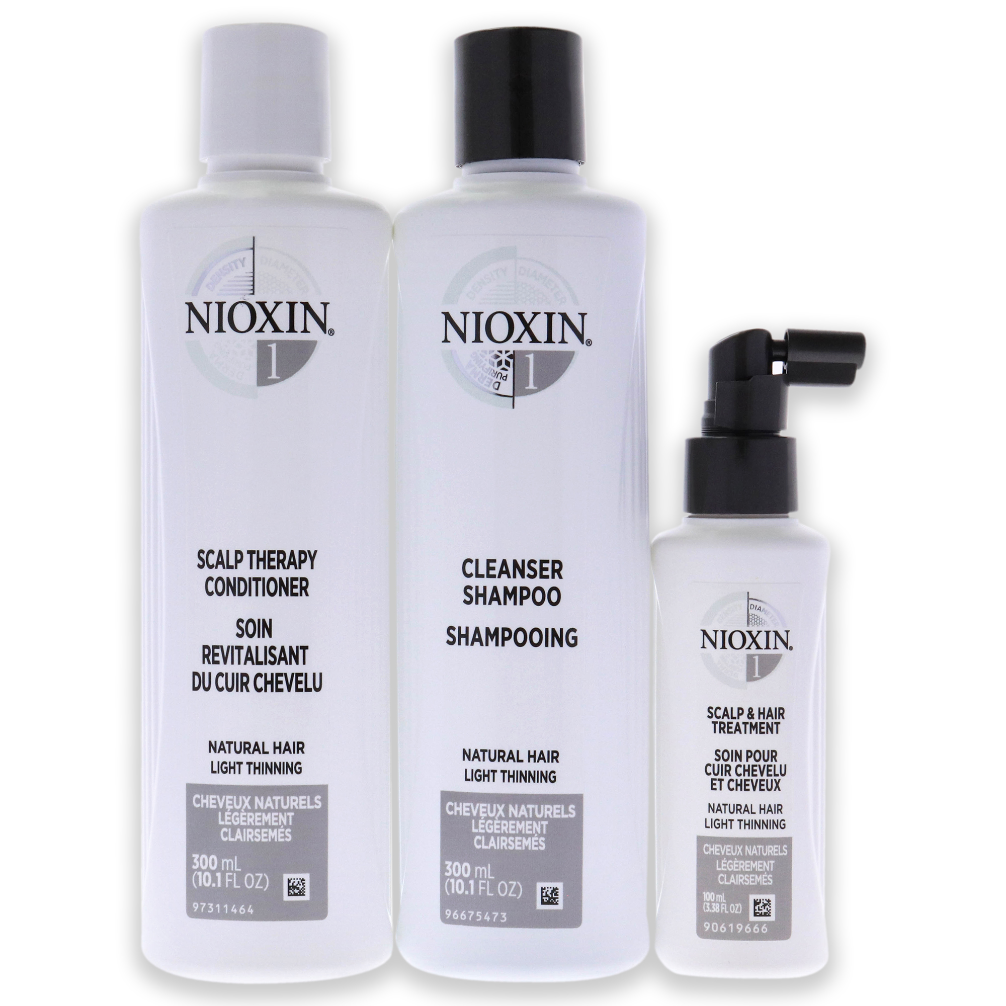 Foto 2 | Kit De Champú Nioxin System 1, Limpiador, 300 Ml, 3 Unidades - Venta Internacional.