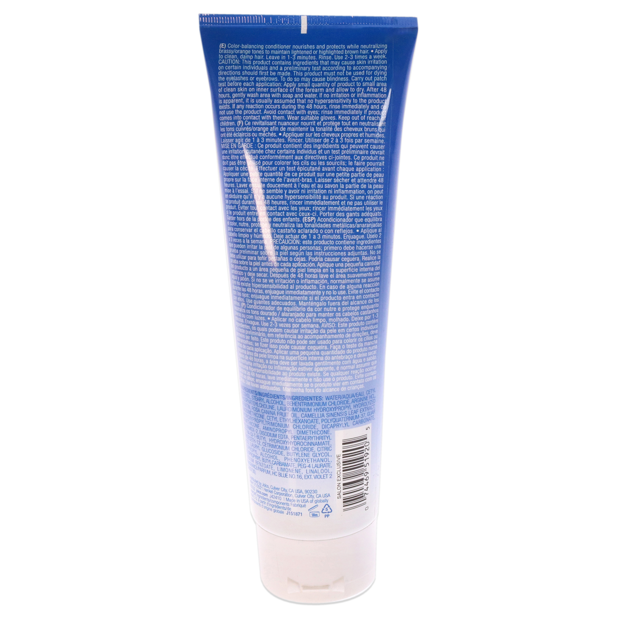 Foto 4 pulgar | Acondicionador Joico Blue Para Unisex, 250 Ml - Venta Internacional.