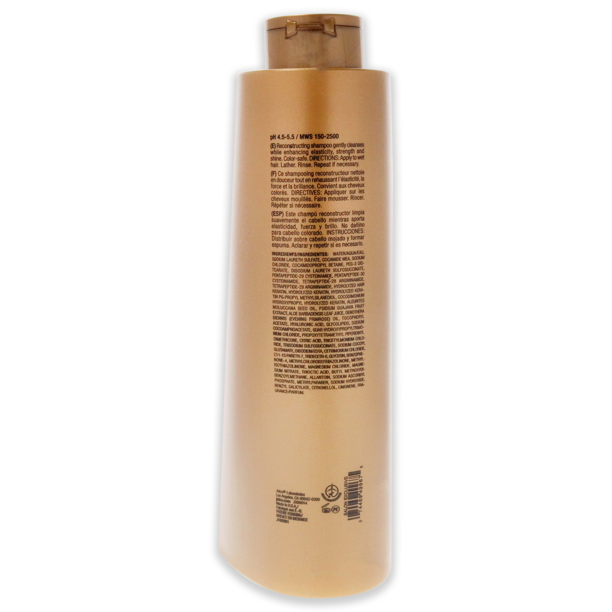 Foto 4 pulgar | Champú Joico K-pak Repair 1l - Venta Internacional.