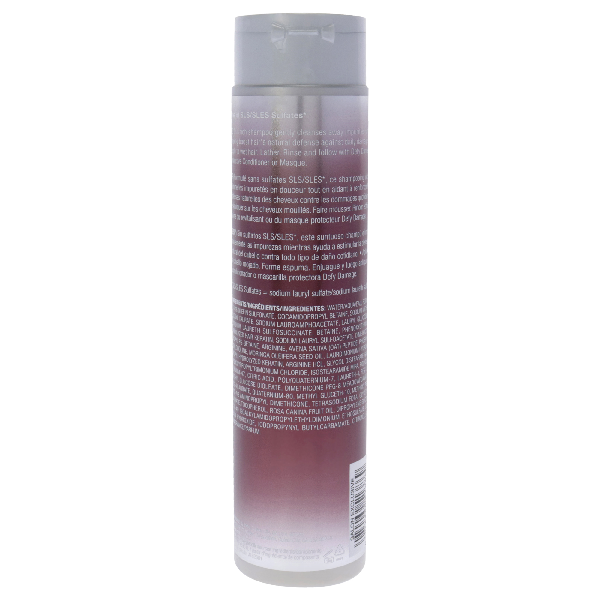 Foto 3 pulgar | Champú Joico Defy Damage 300 Ml Para El Cuidado Nutritivo Del Cabello - Venta Internacional.