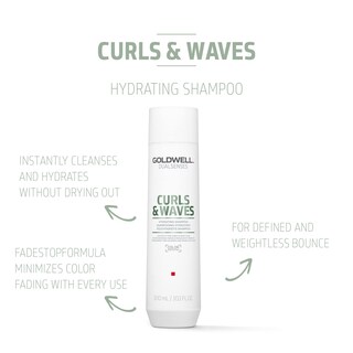 Foto 2 | Champú Hidratante Goldwell Dualsenses Curls & Waves 300 Ml - Venta Internacional.