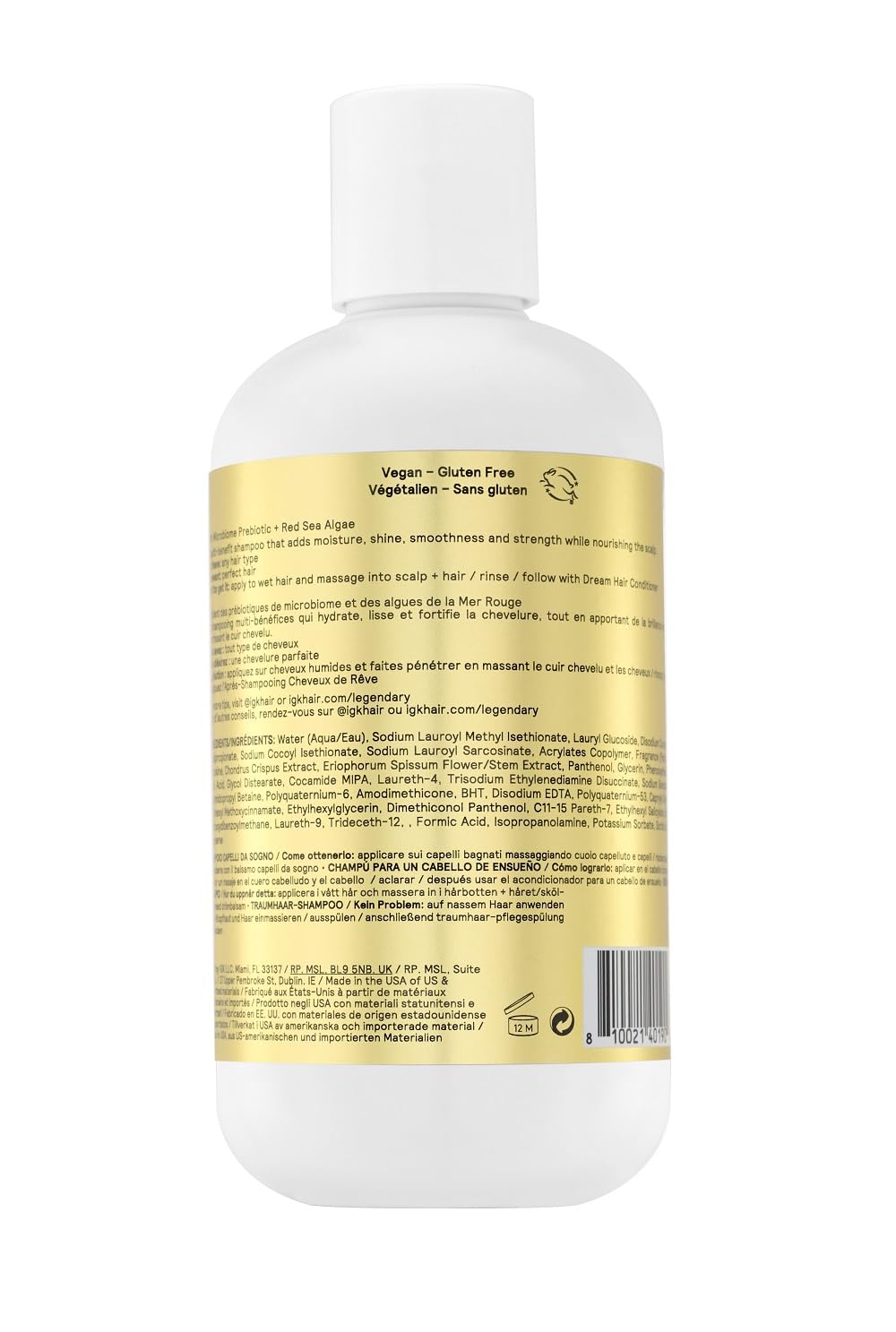 Foto 3 pulgar | Champú Igk Legendary Dream Hair Healthy Hydrated Shine 240 Ml - Venta Internacional.