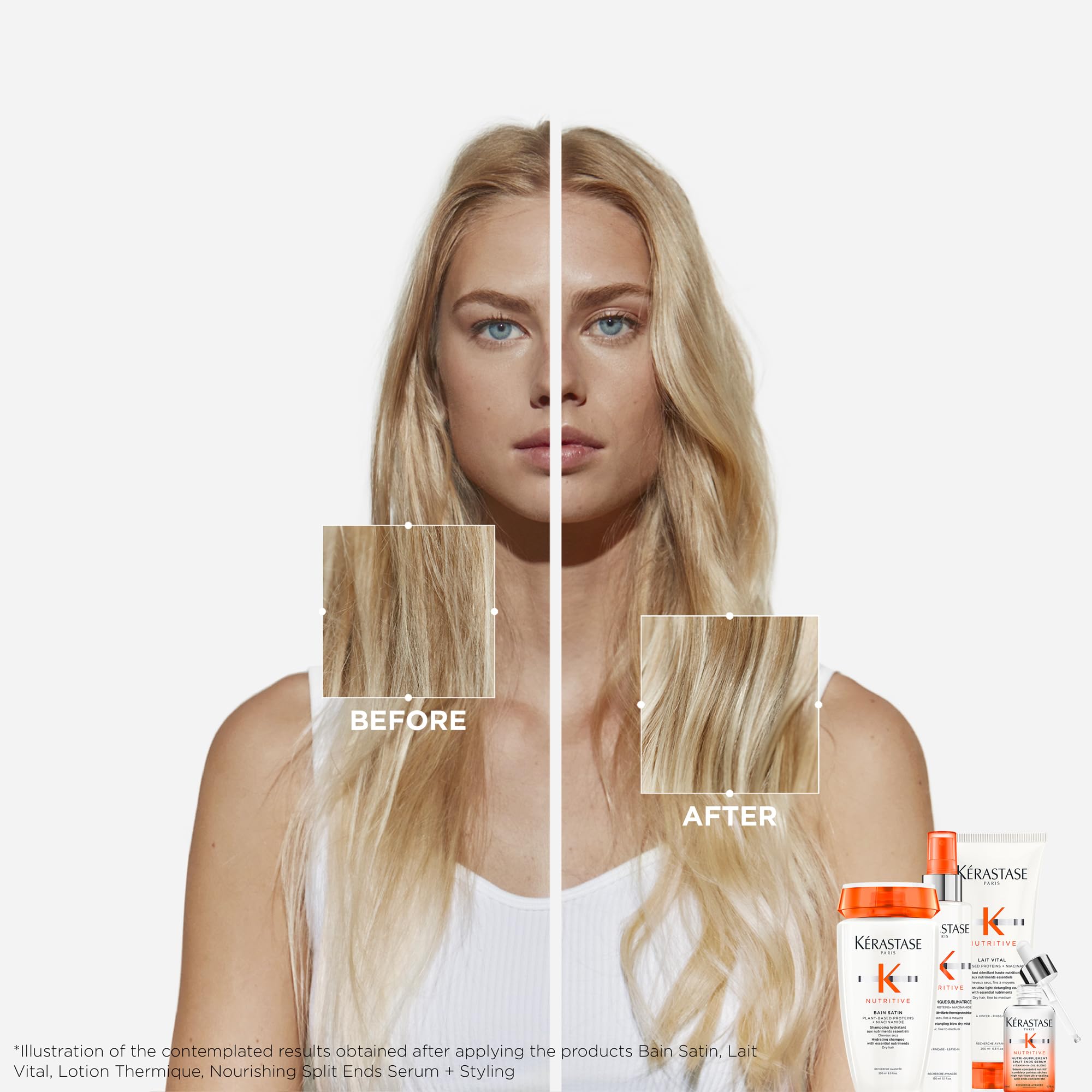 Foto 4 pulgar | Champú Kerastase Nutritive Bain Satin Para Cabello Fino A Mediano - Venta Internacional.