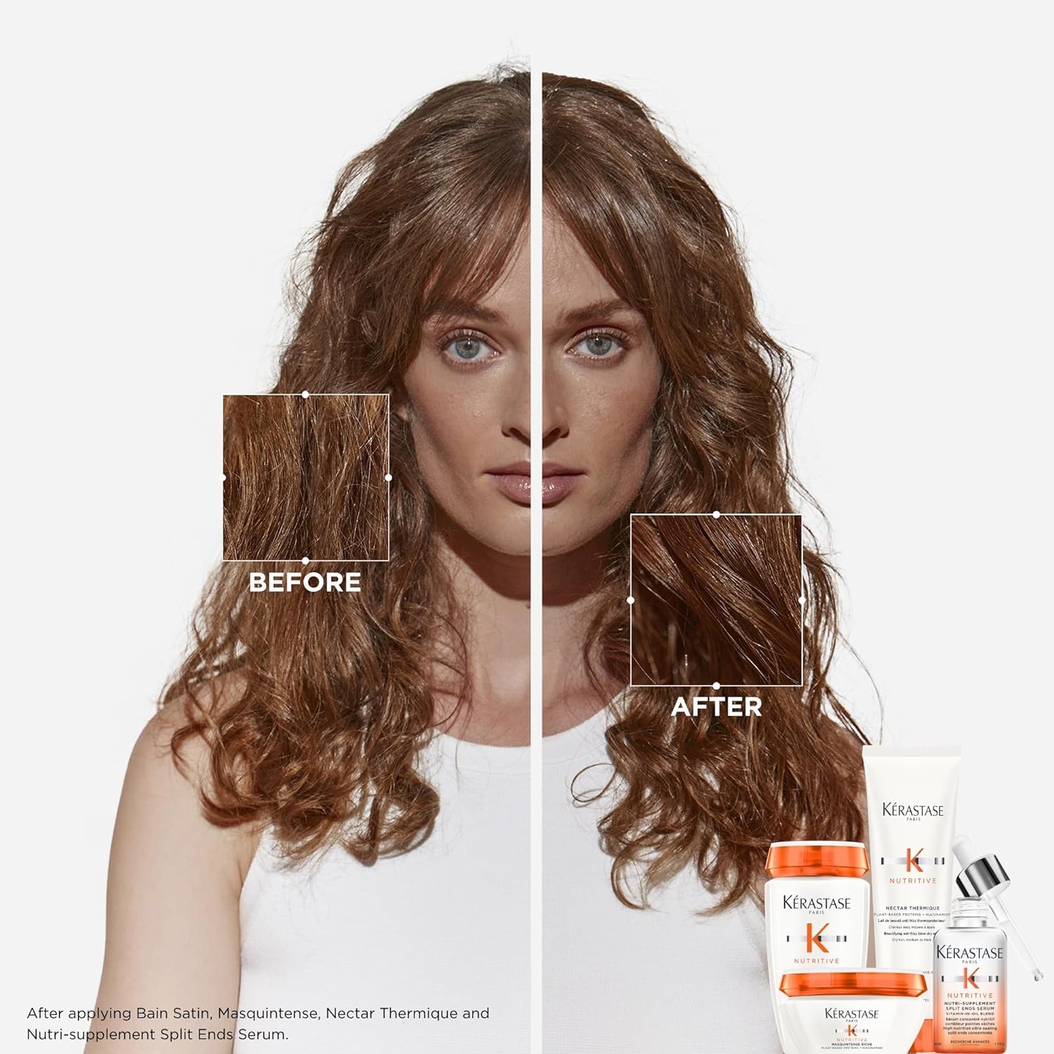 Foto 5 pulgar | Champú Kerastase Nutritive Bain Satin Para Cabello Fino A Mediano - Venta Internacional.