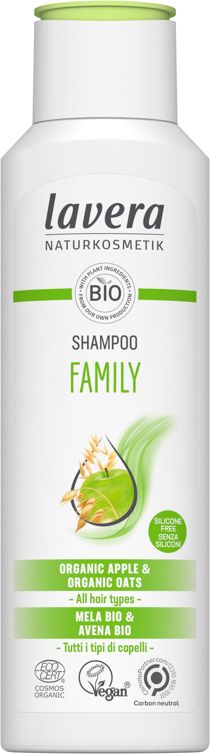 Champú Lavera Organic Family 250 Ml - Venta Internacional.