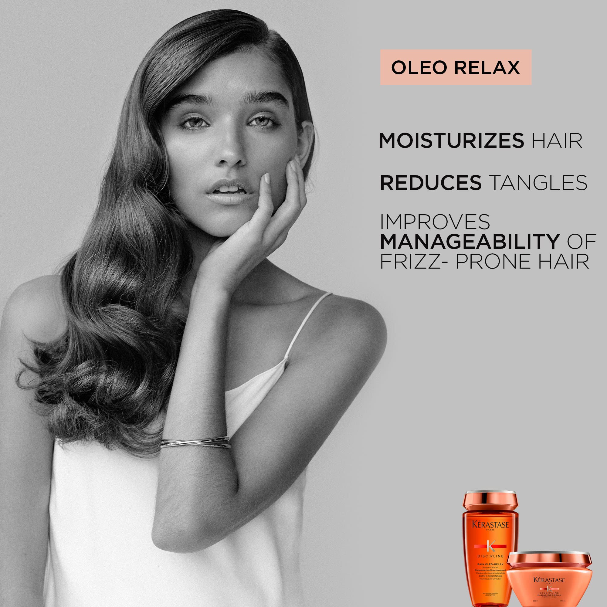 Foto 5 pulgar | Champú Kerastase Discipline Oleo-relax Antiencrespamiento 250 Ml - Venta Internacional.