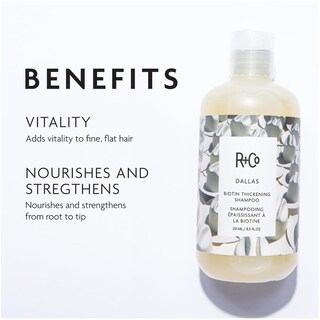 Foto 2 | Champú R+co Dallas, Espesante Con Biotina, 250 Ml, Vegano, Libre De Crueldad Animal - Venta Internacional.