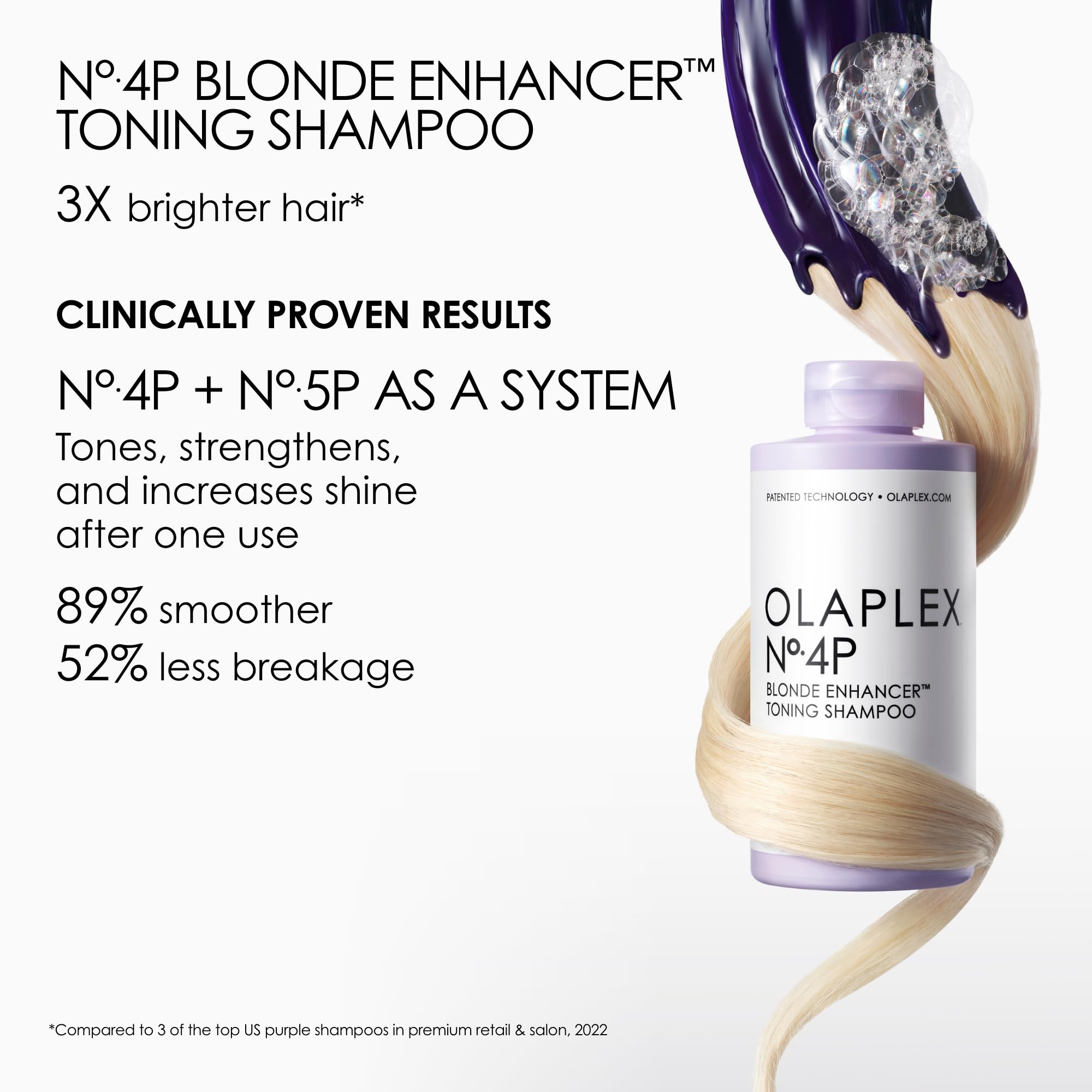 Foto 3 pulgar | Champú Olaplex Nº.4p Blonde Enhancer Tonificante Para Cabellos Rubios - Venta Internacional.