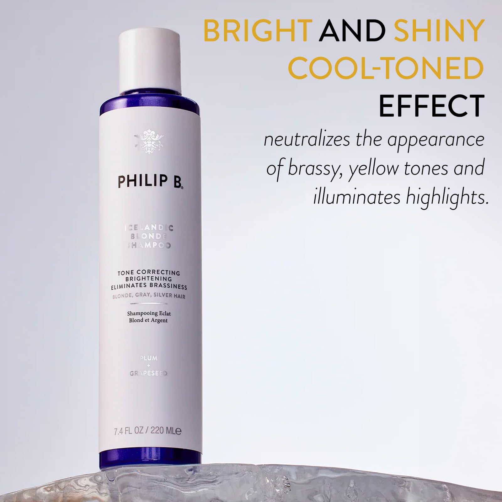 Foto 3 pulgar | El Champú Philip B Icelandic Blonde 220 Ml Proporciona Un Cabello Brillante - Venta Internacional.