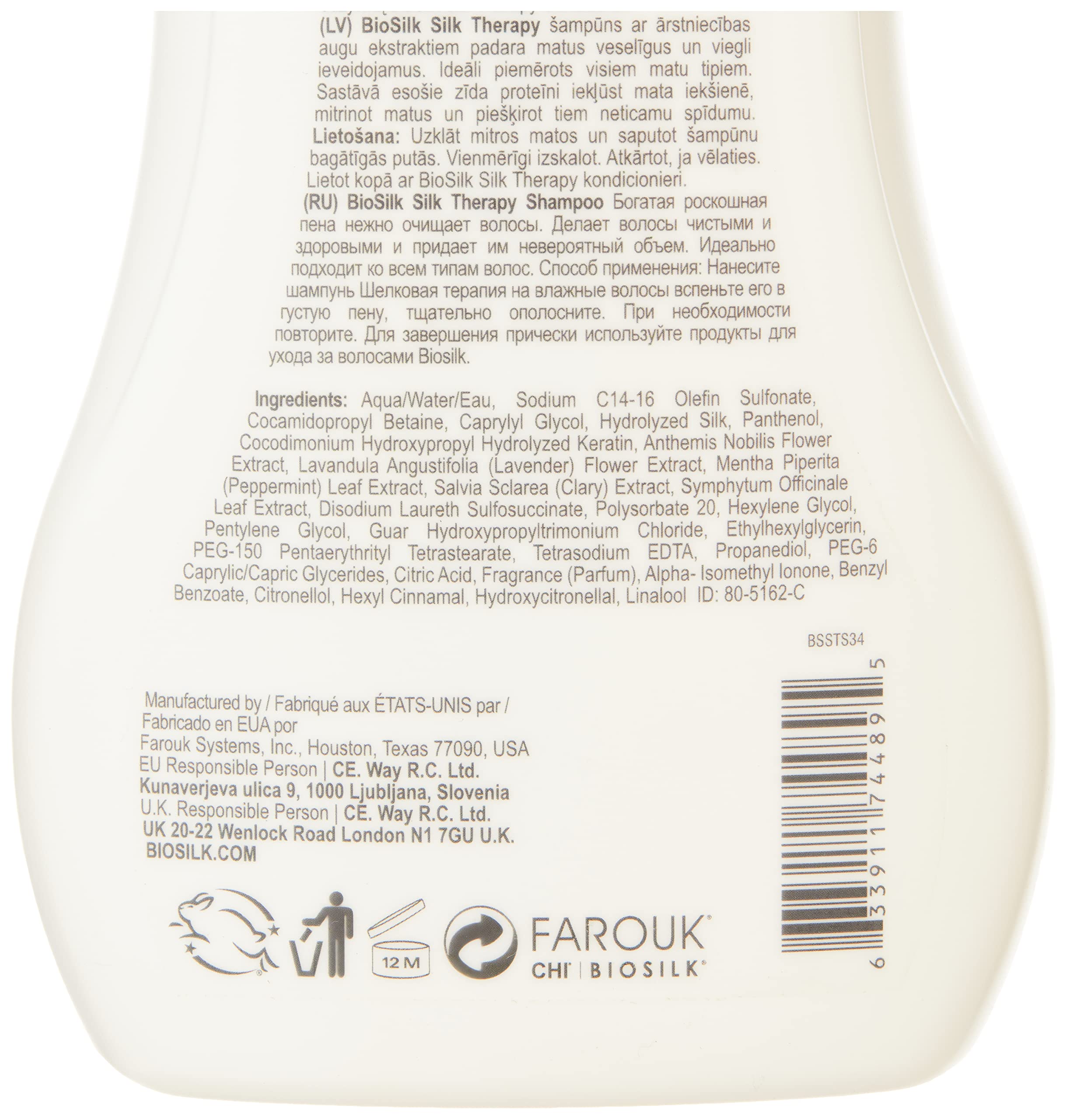 Foto 6 pulgar | Champú Biosilk Silk Therapy 1l - Venta Internacional.