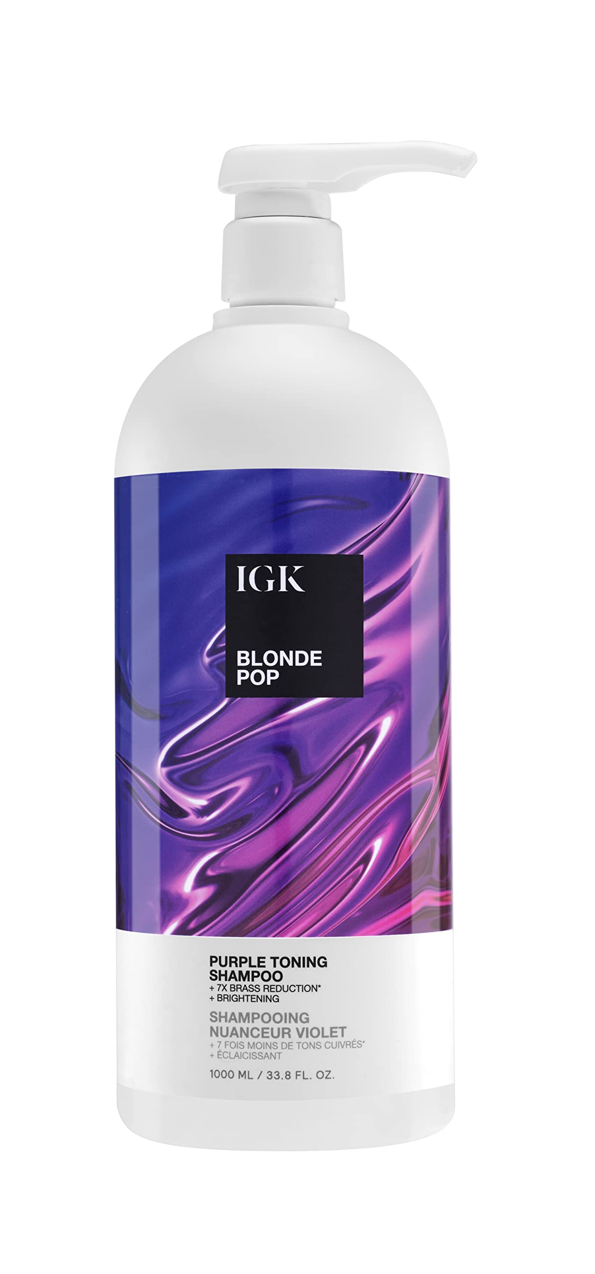 Champú Igk Blonde Pop 1l Con Arroz Morado Y Escualano - Venta Internacional.