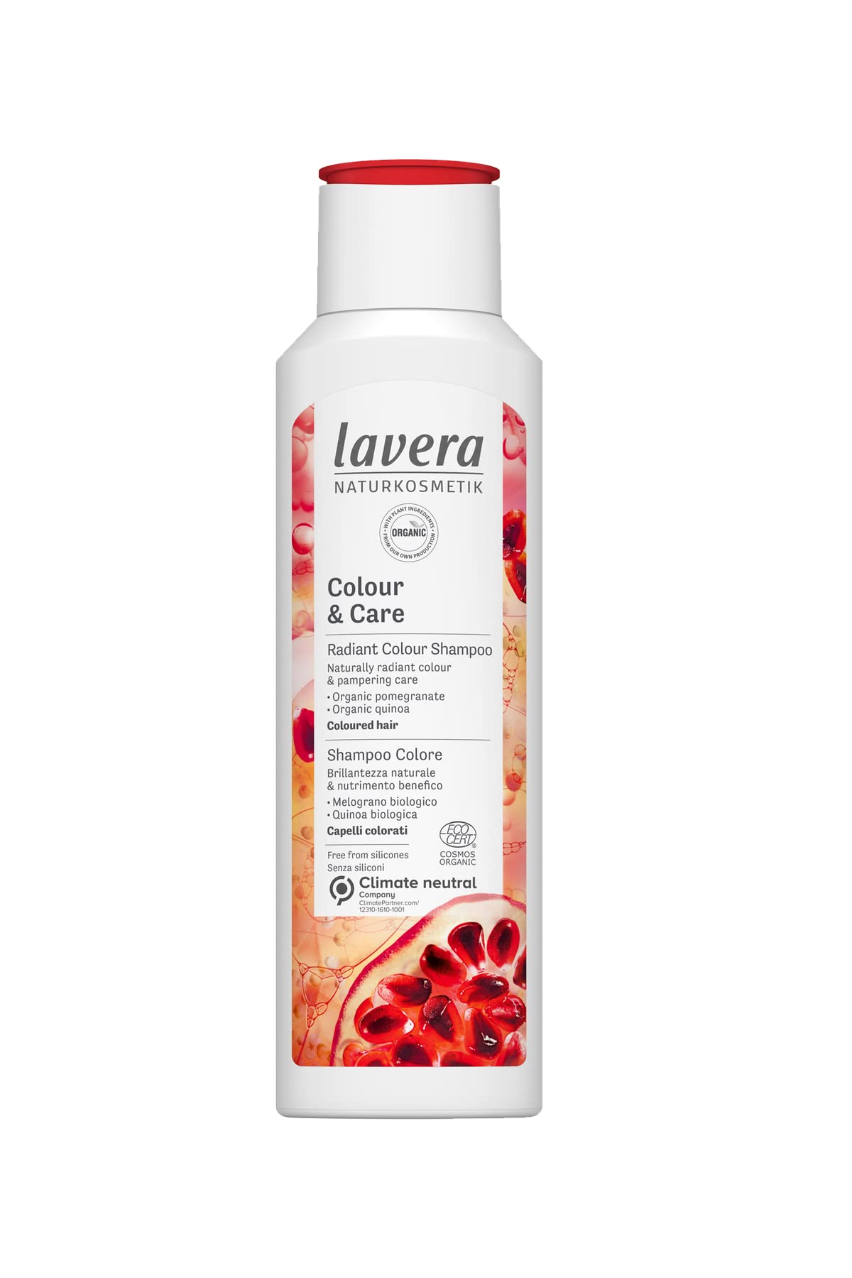 Foto 2 pulgar | Champú Lavera Colour & Care Organic Pomegranate 250 Ml - Venta Internacional.