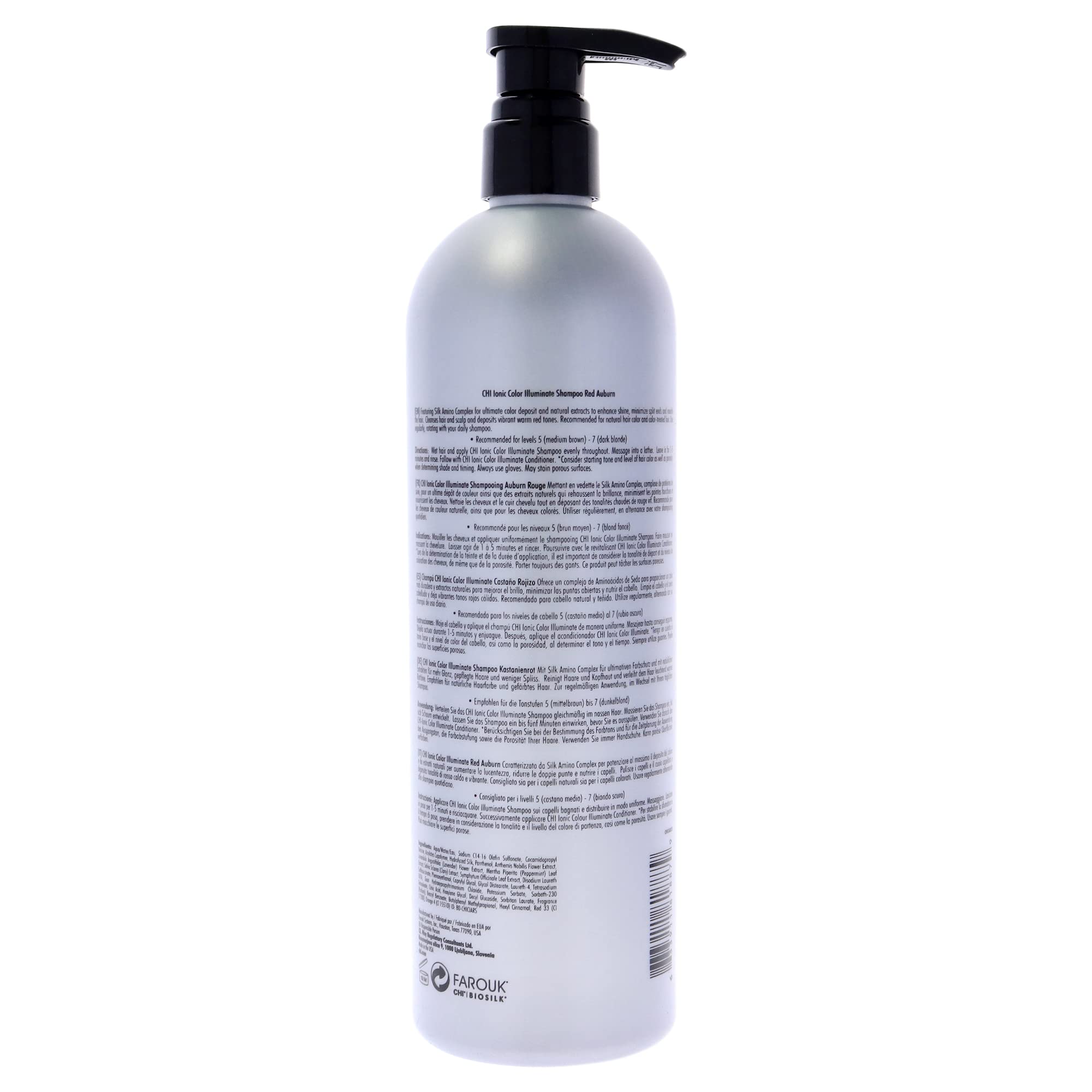 Foto 2 | Champú Chi Ionic Color Illuminate Rojo Castaño 750 Ml - Venta Internacional.