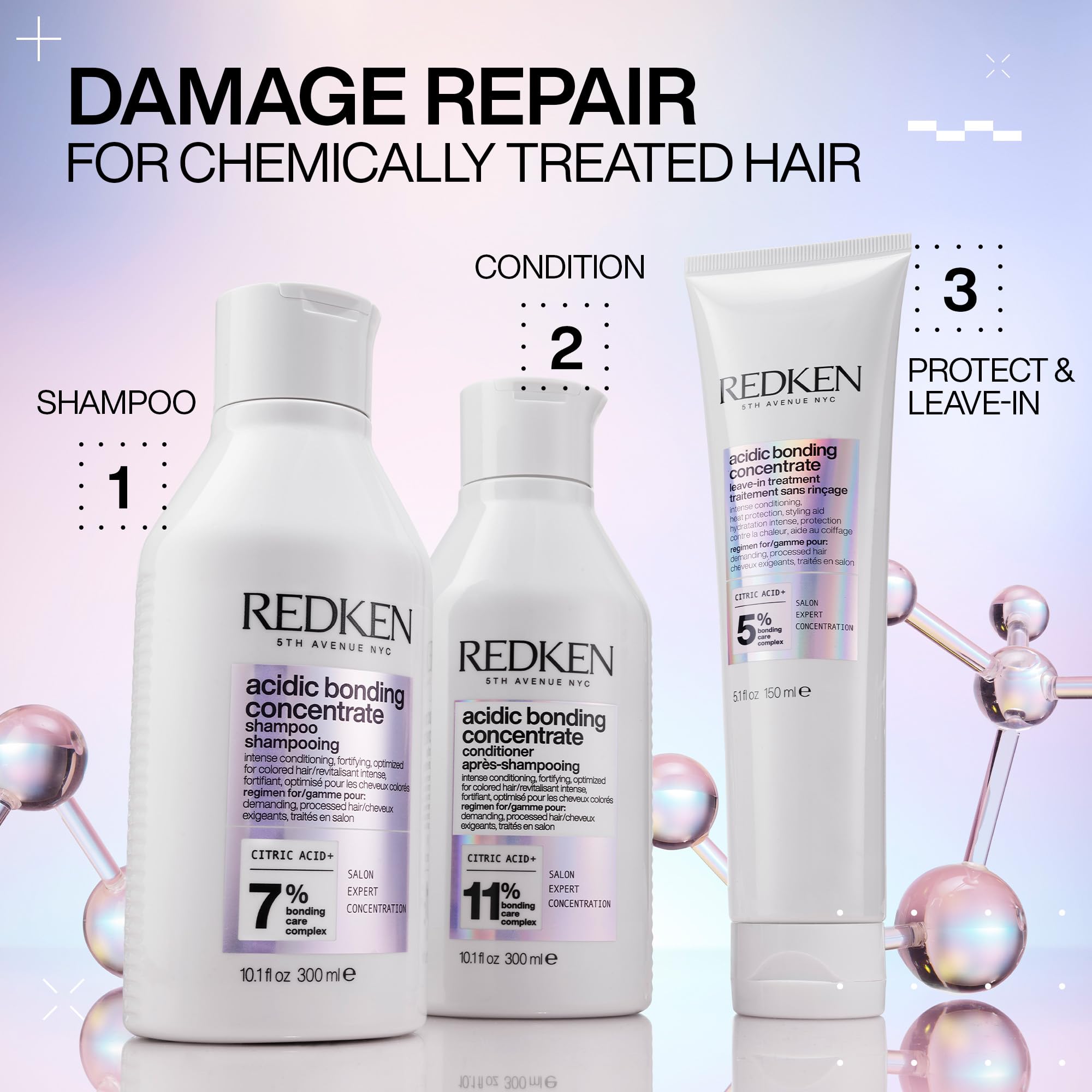 Foto 6 pulgar | Champú Redken Bonding Para Reparar El Cabello Dañado, 1000 Ml - Venta Internacional.