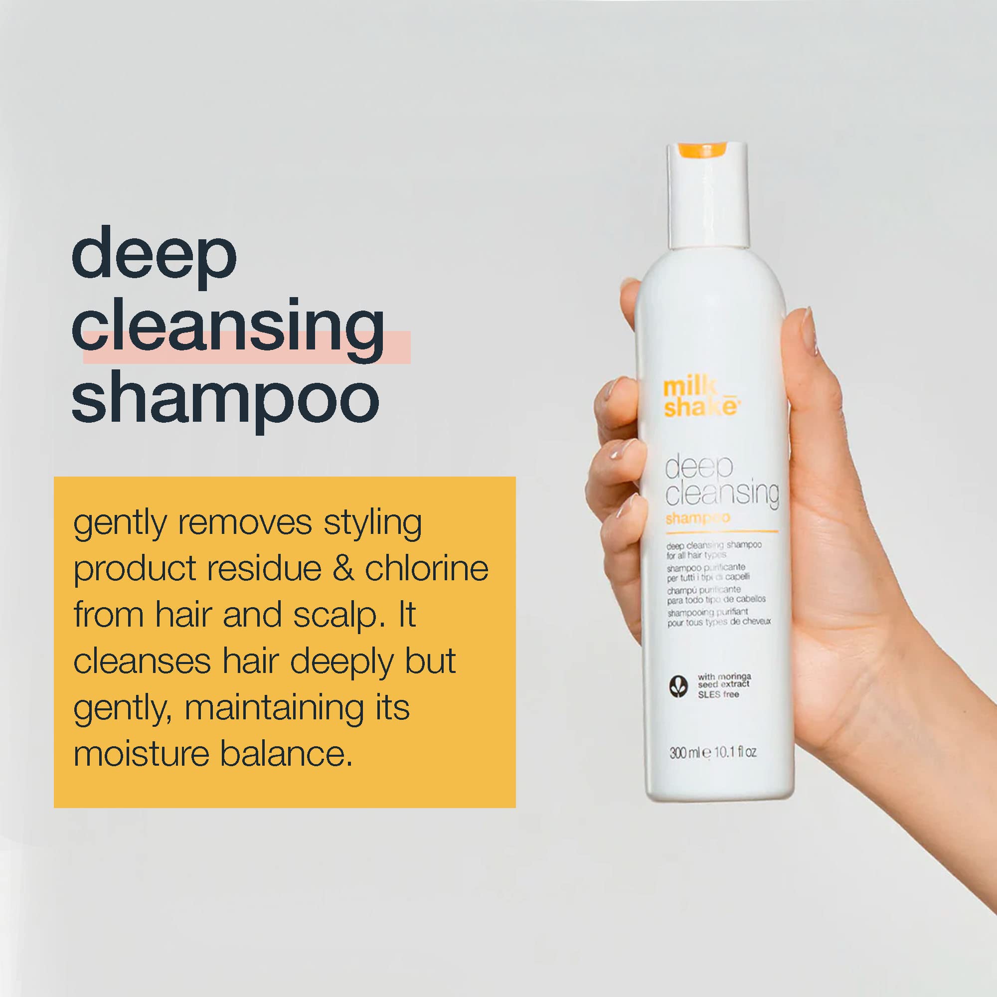 Foto 3 pulgar | Champú Milk_shake Deep Cleansing Sles Free 1l - Venta Internacional.