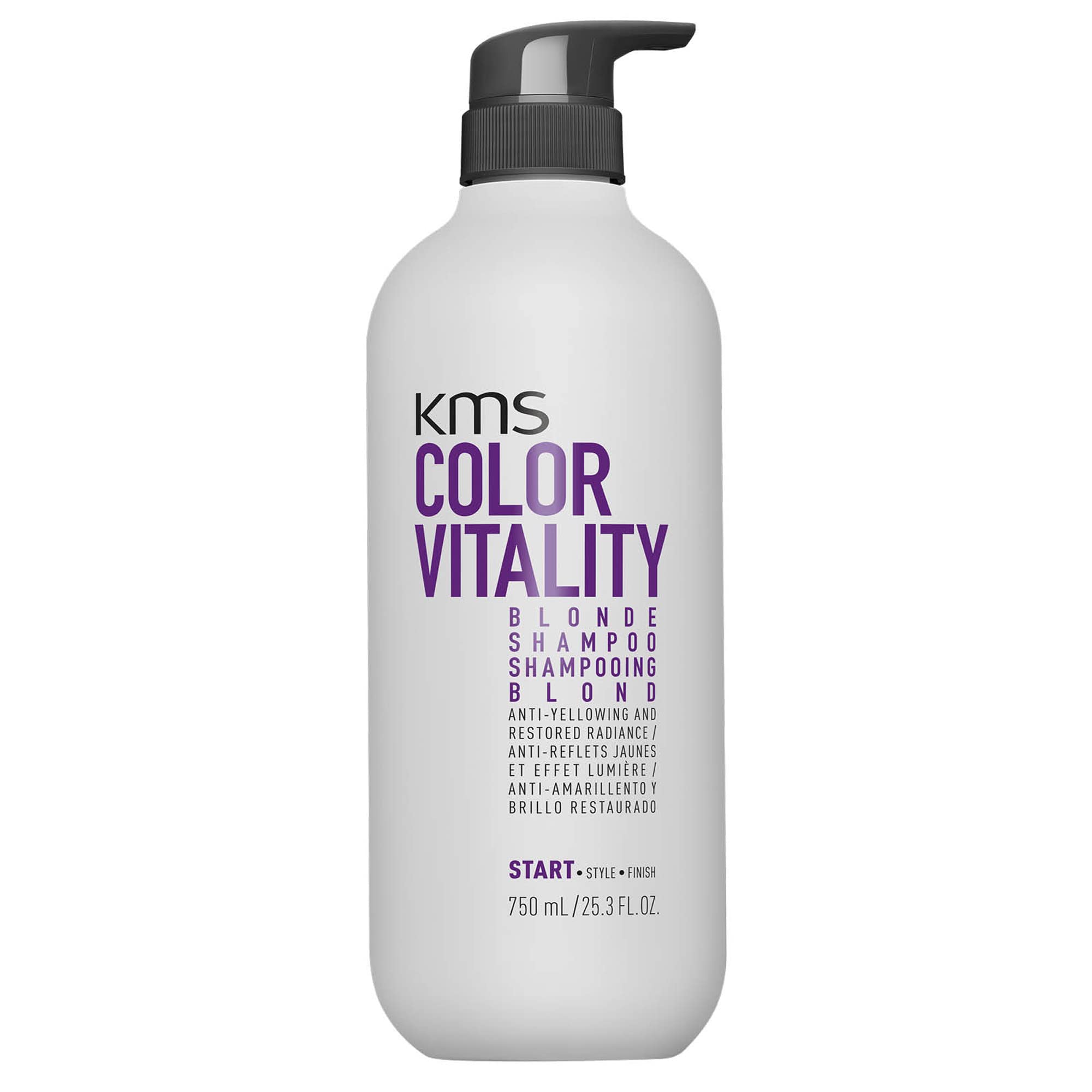 Champú Kms Colorvitality Blonde Illuminating Purple 750 Ml - Venta Internacional.