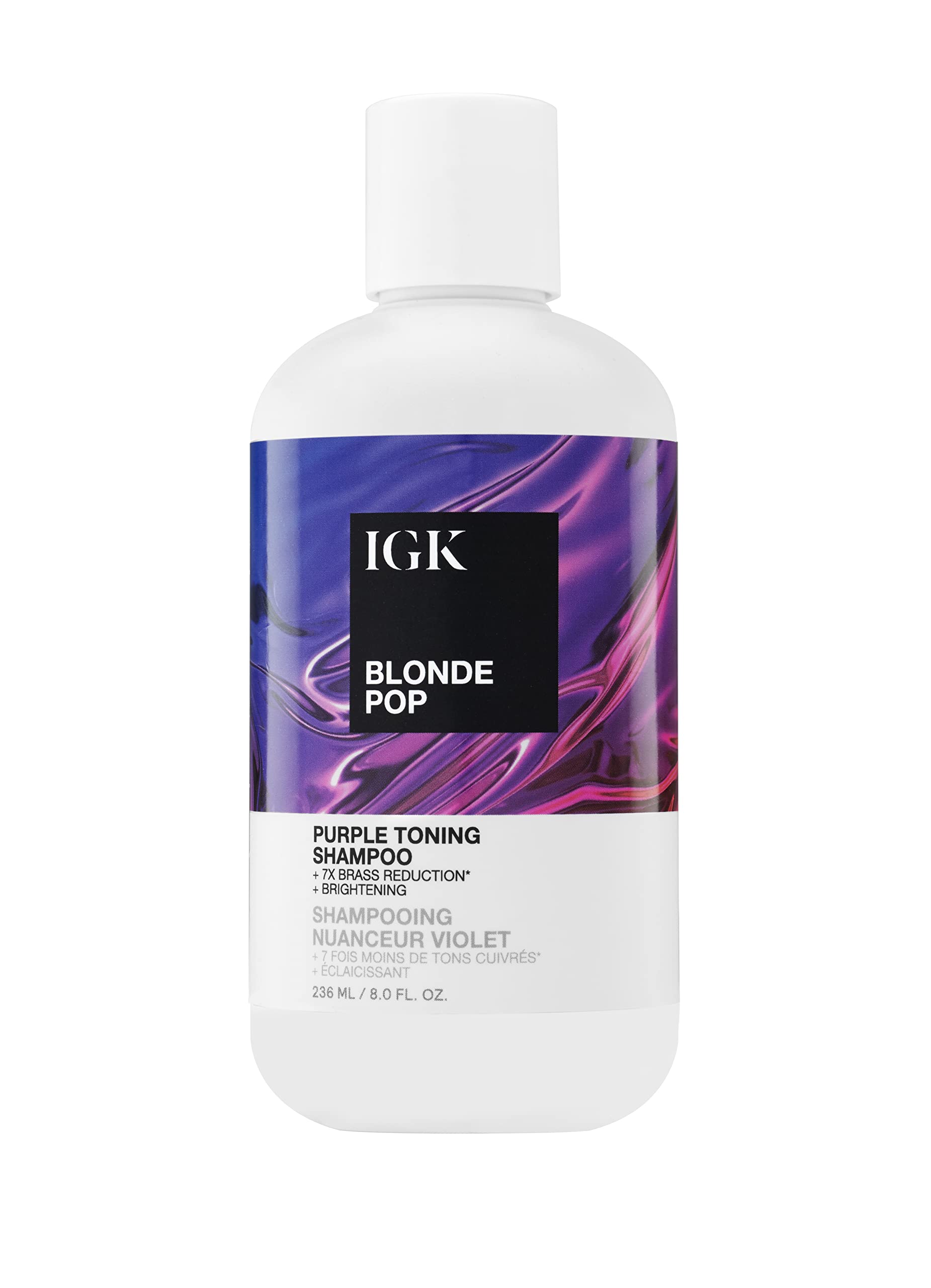 Foto 2 pulgar | Champú Igk Blonde Pop Purple Tonificante 240 Ml, Vegano, Libre De Crueldad Animal - Venta Internacional.