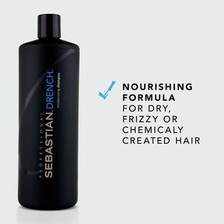 Foto 3 | Champú Sebastian Drench 1l Hidratante Para Cabello Seco O Encrespado - Venta Internacional.