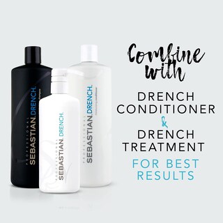 Foto 6 | Champú Sebastian Drench 1l Hidratante Para Cabello Seco O Encrespado - Venta Internacional.