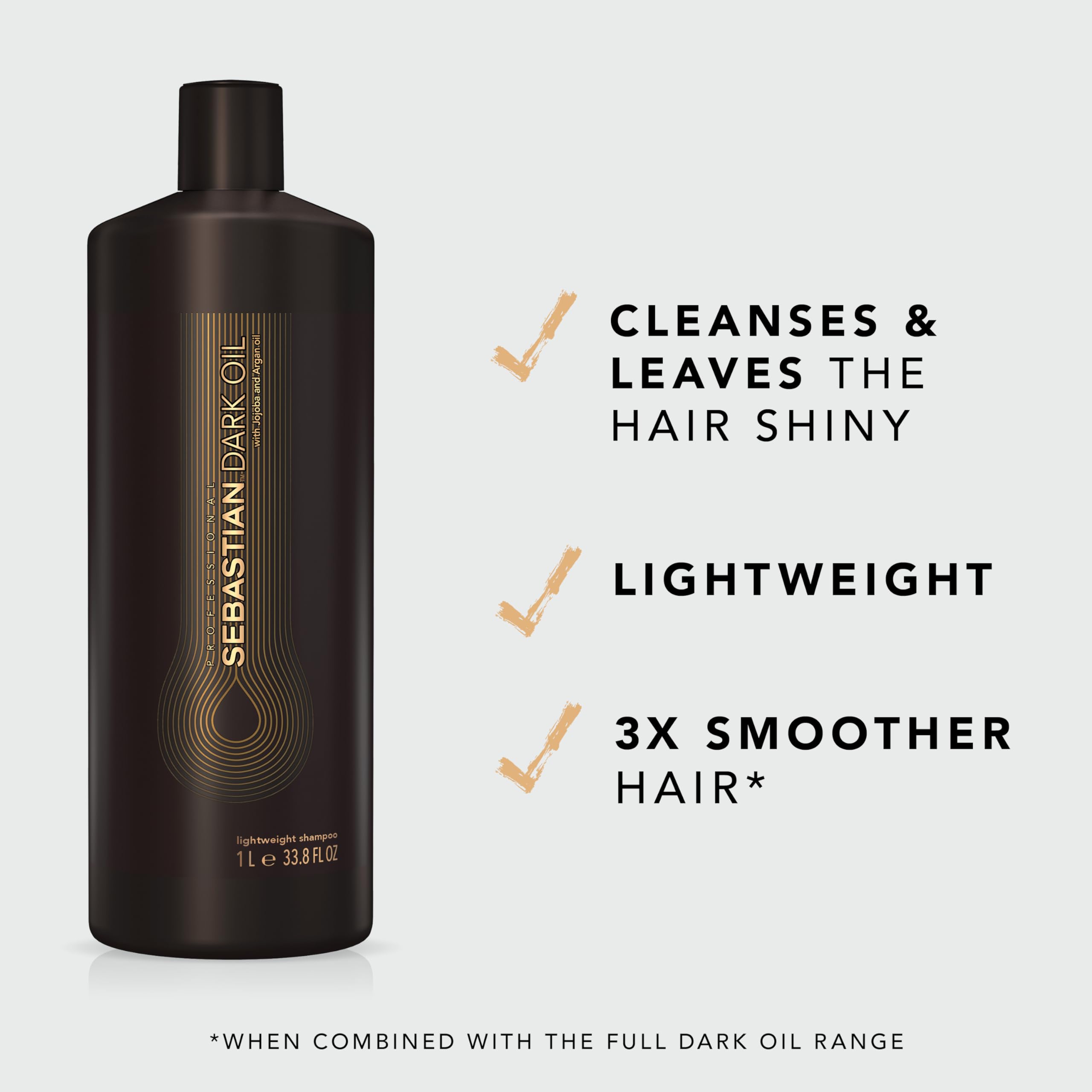 Foto 4 pulgar | Champú Sebastian Professional Dark Oil Lightweight 1l - Venta Internacional.