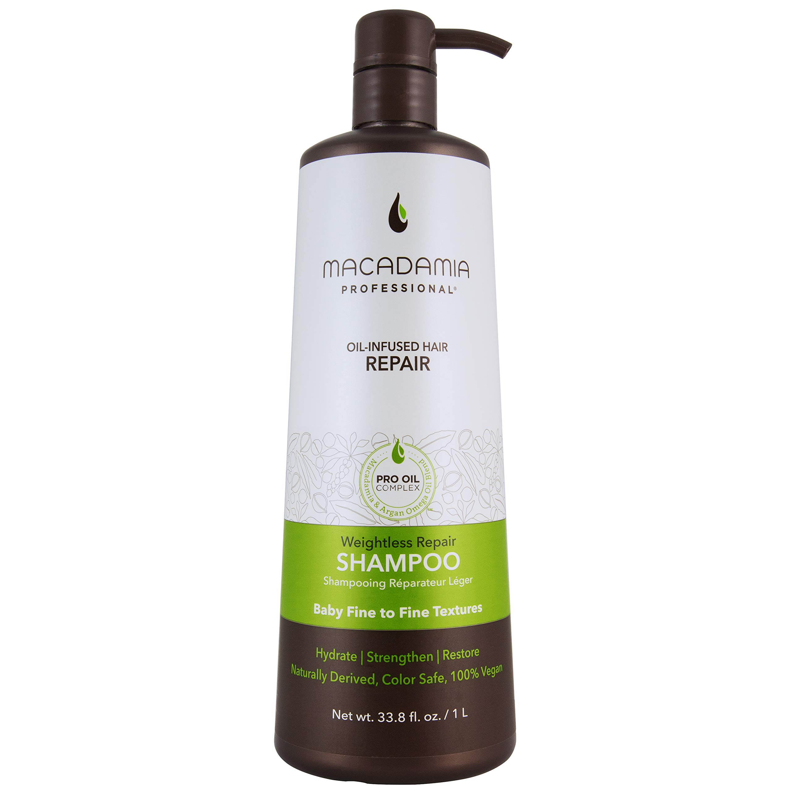 Foto 2 pulgar | Champú Macadamia Professional Weightless Hair Repair 1l - Venta Internacional.