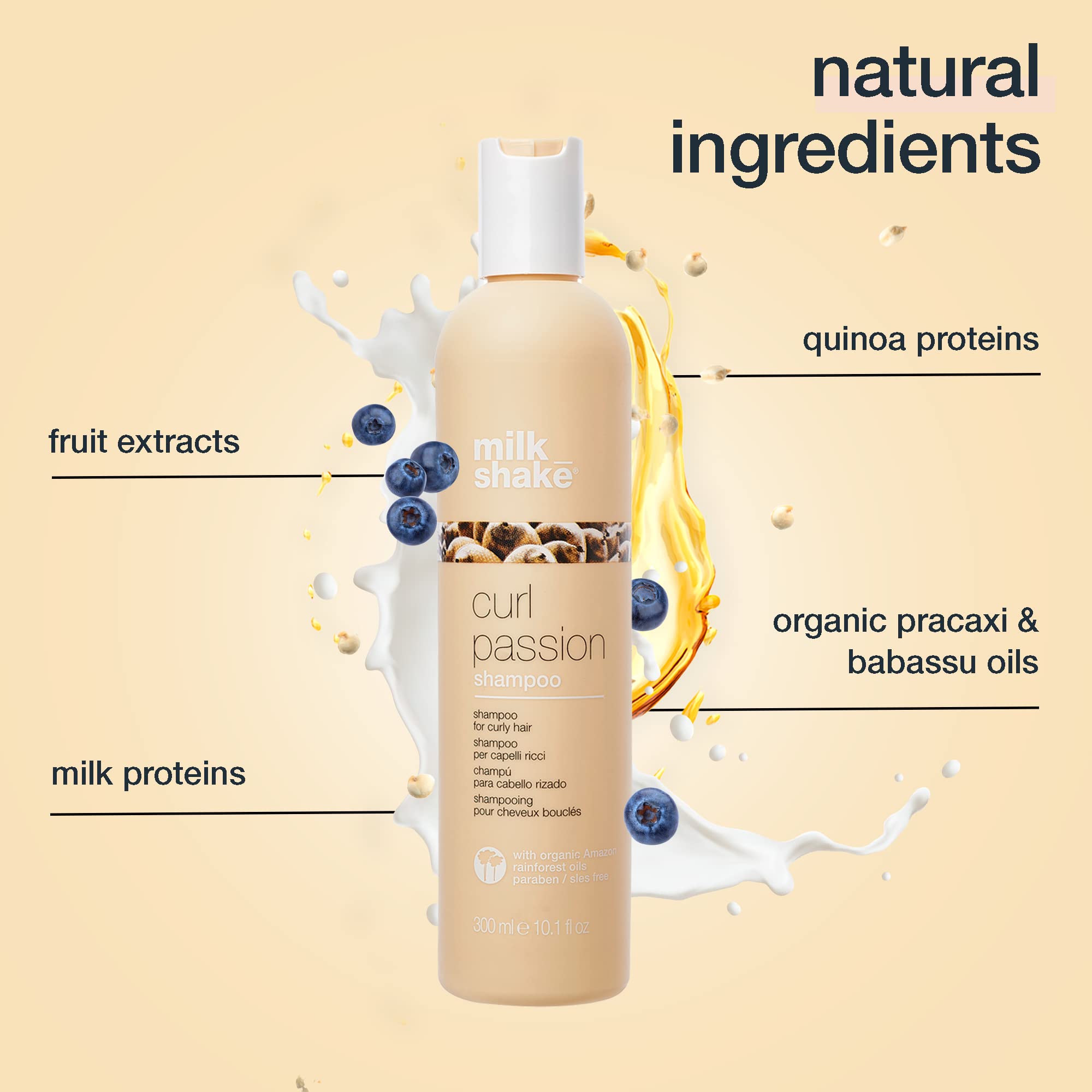 Foto 5 pulgar | Champú Milk_shake Curl Passion Curly Hair, 300 Ml, Sin Sles - Venta Internacional.