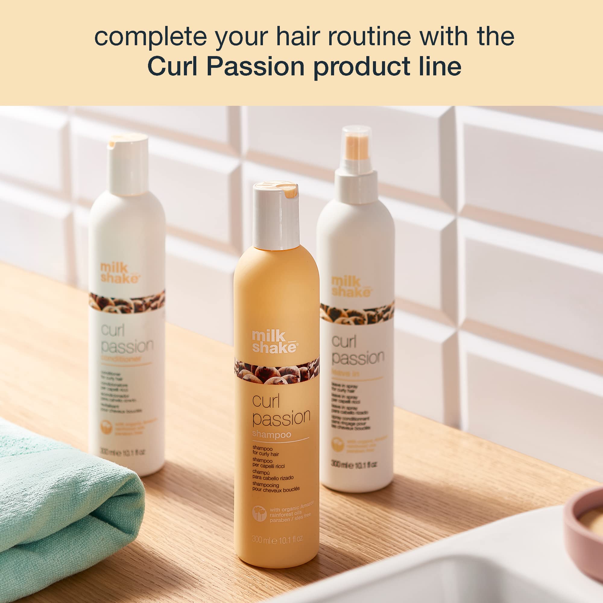 Foto 8 pulgar | Champú Milk_shake Curl Passion Curly Hair, 300 Ml, Sin Sles - Venta Internacional.