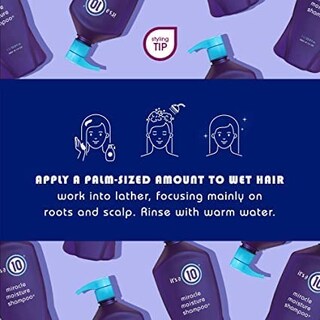 Foto 4 | Champú It's A 10 Miracle Moisture, Botella De 300 Ml - Venta Internacional.